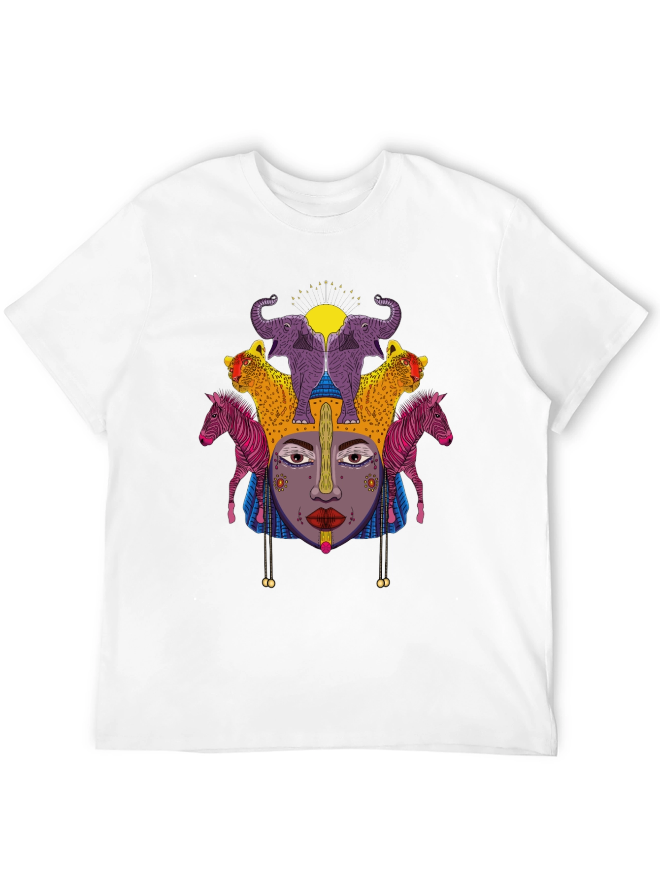 Black African Queen Graphic T-Shirt view 12