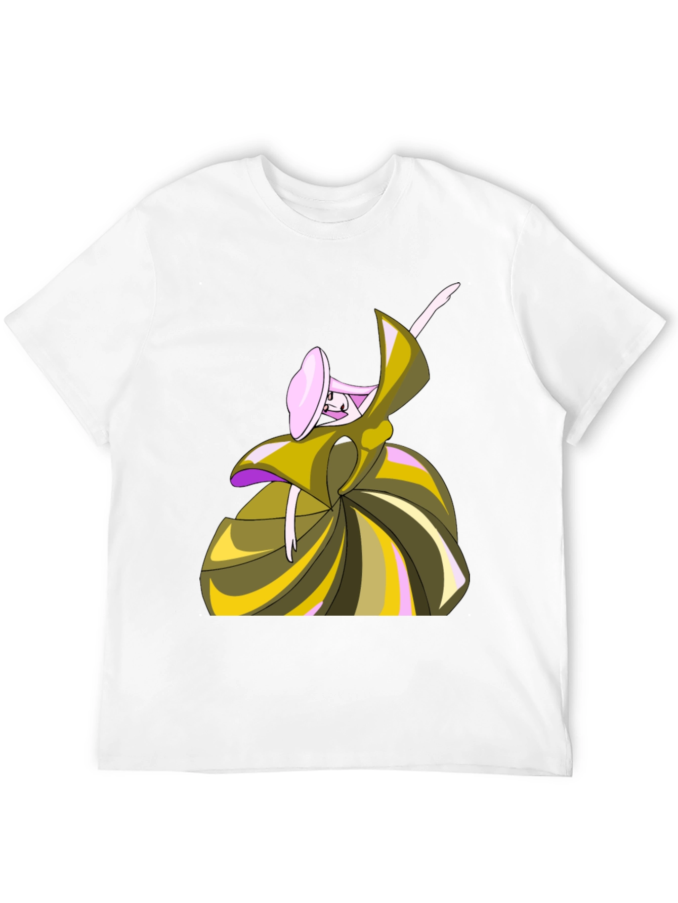 Black Whimsical Cartoon Dancer Graphic Tee - Unisex view 12