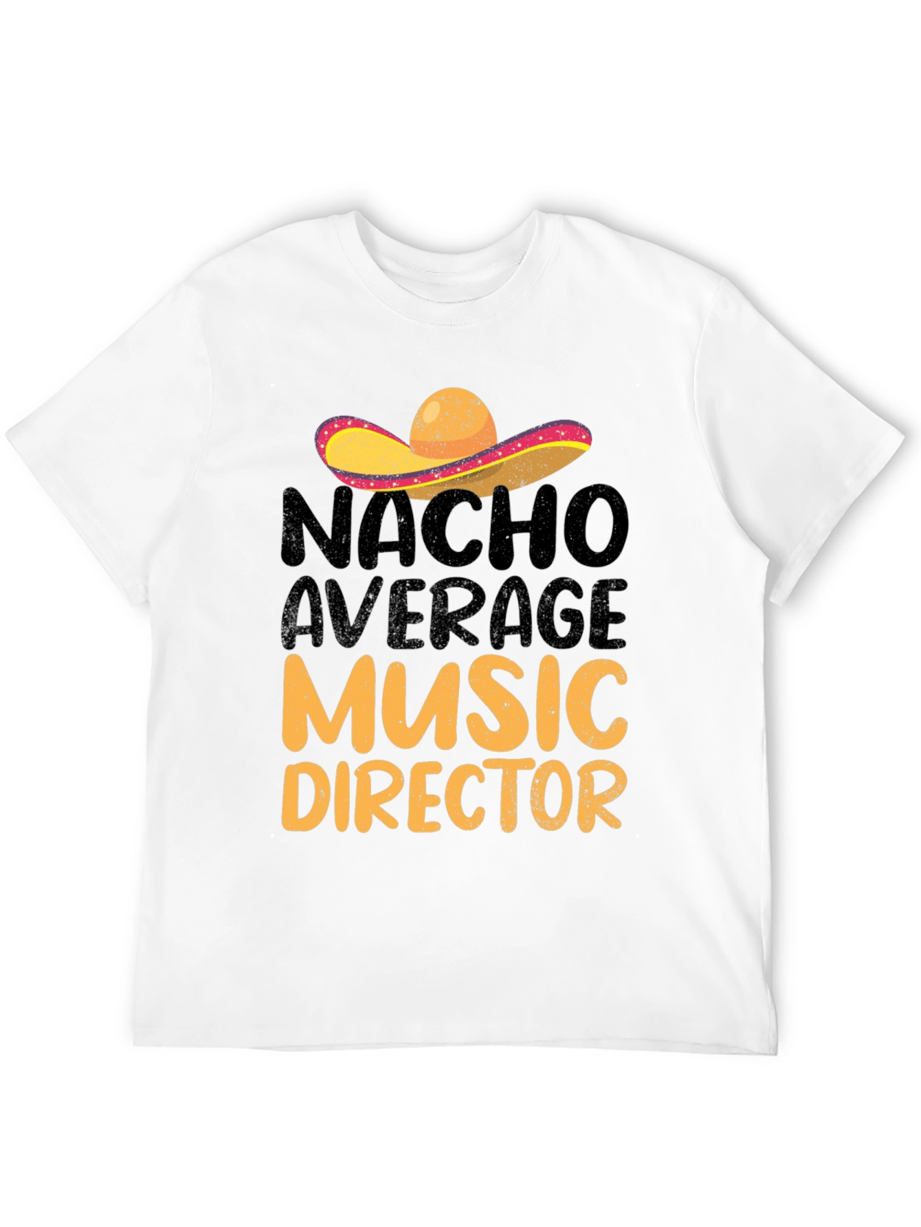 Black Nacho Average Music Director T-Shirt view 12