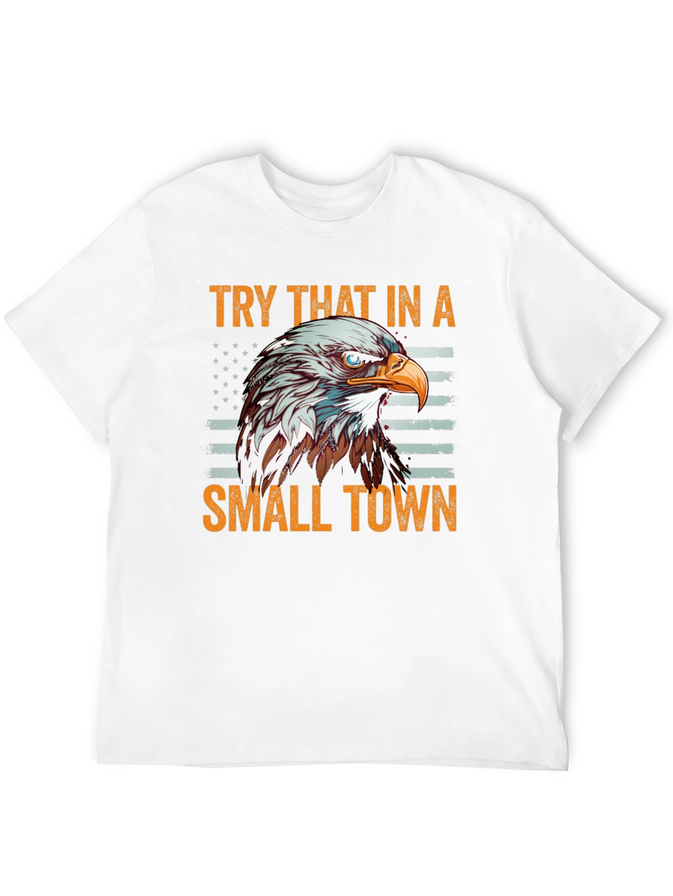 Black Patriotic Eagle Graphic Tee - Small Town Pride view 12