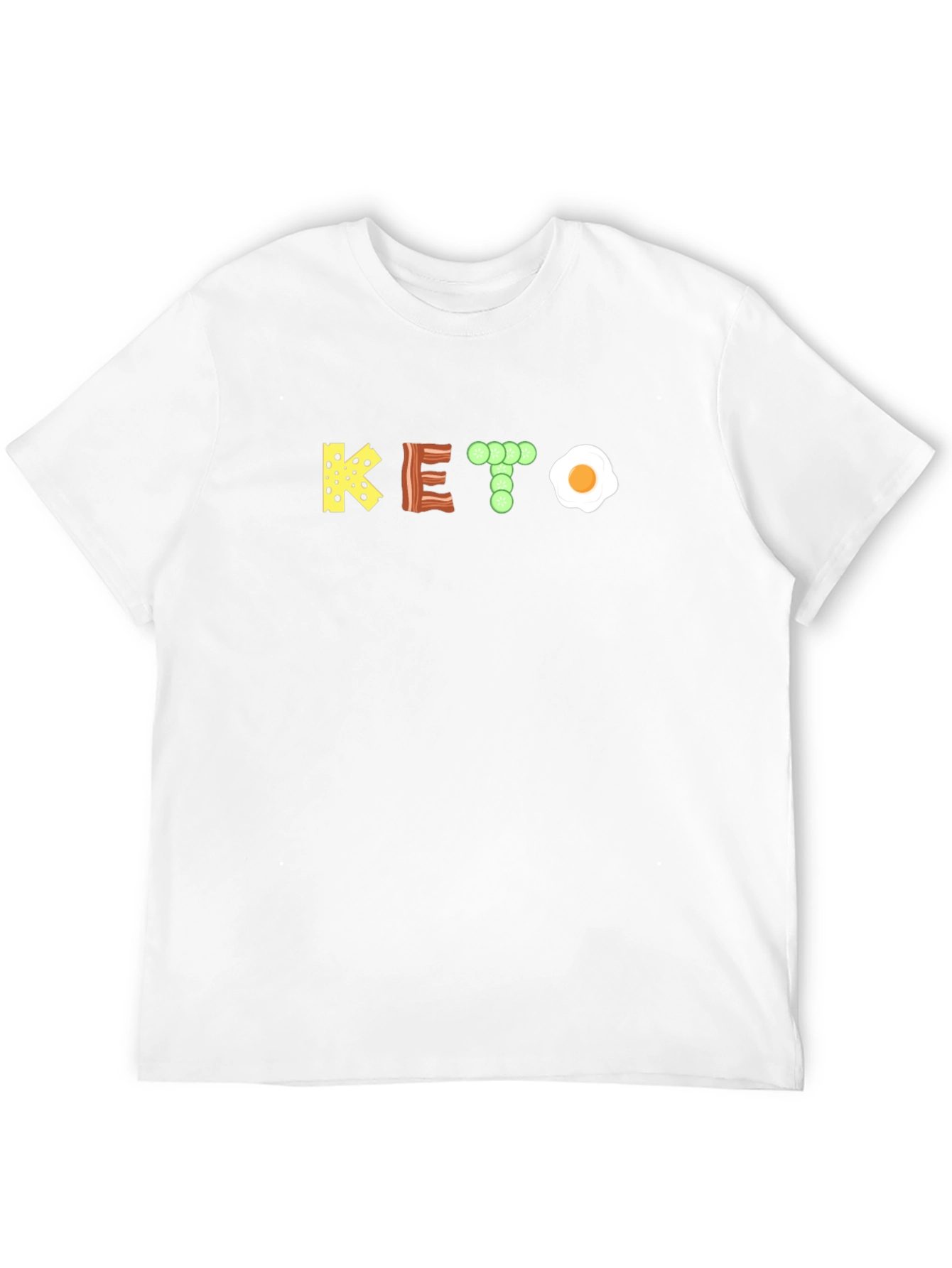 Black KETO Graphic T-Shirt - Foodie Fashion view 12