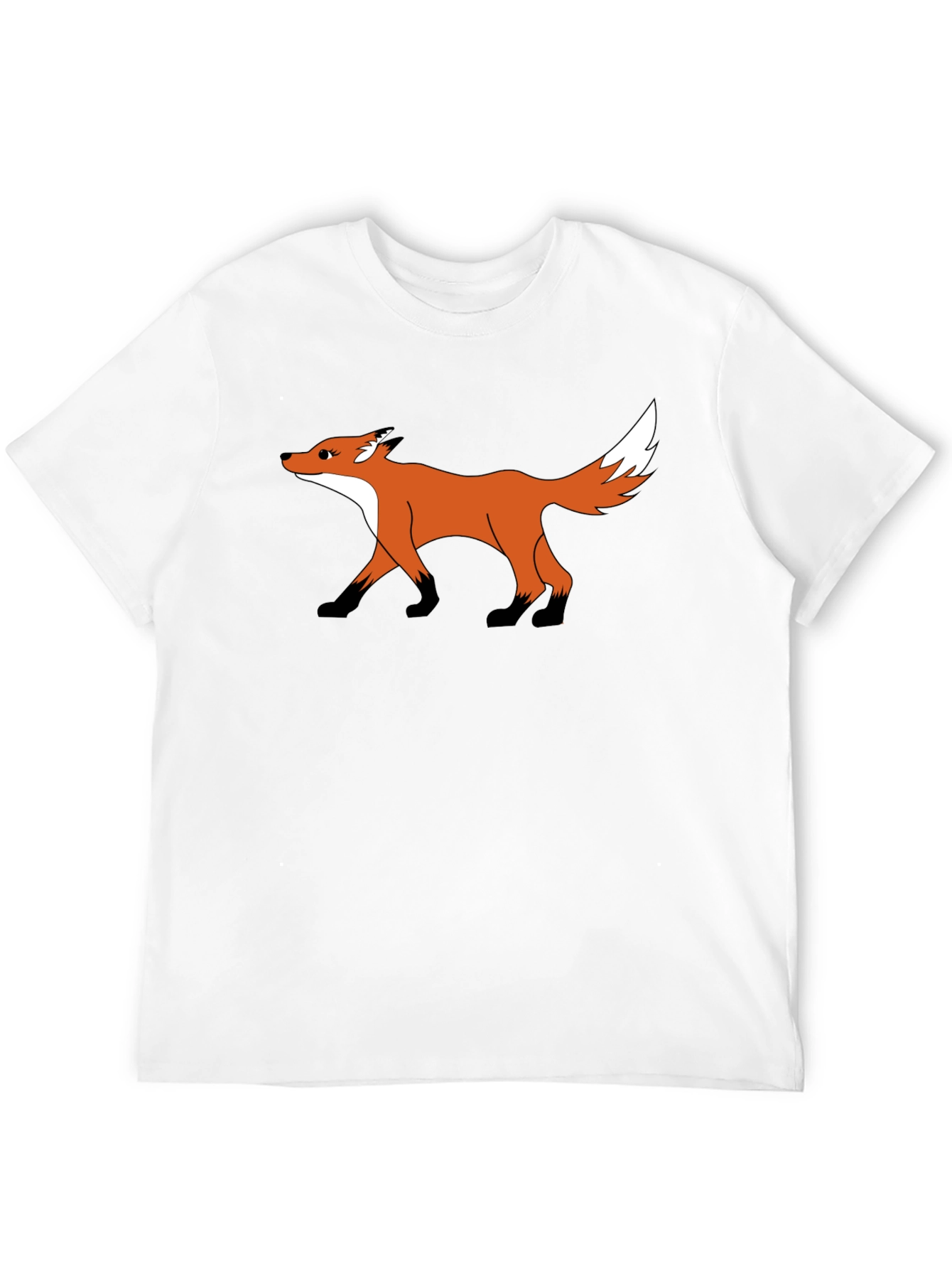 Black Fox Graphic Black T-Shirt view 12