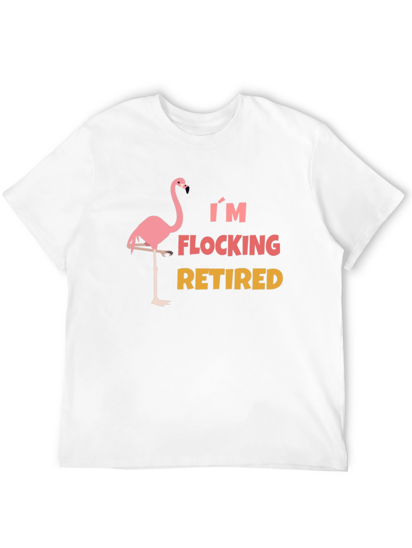 Black I'm Flocking Retired T-Shirt view 12