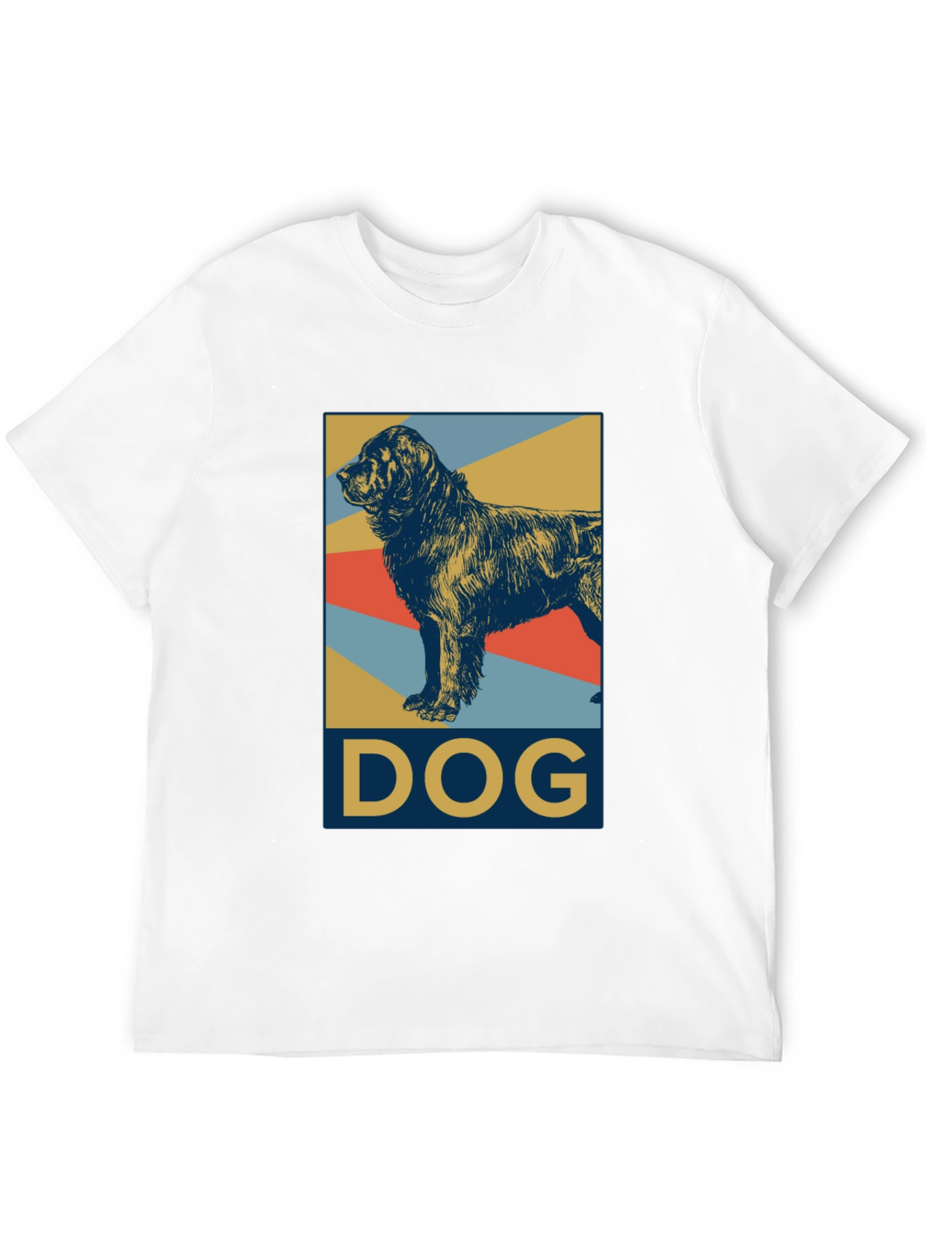 Black Dog Graphic Tee - Black Cotton Casual Shirt view 12