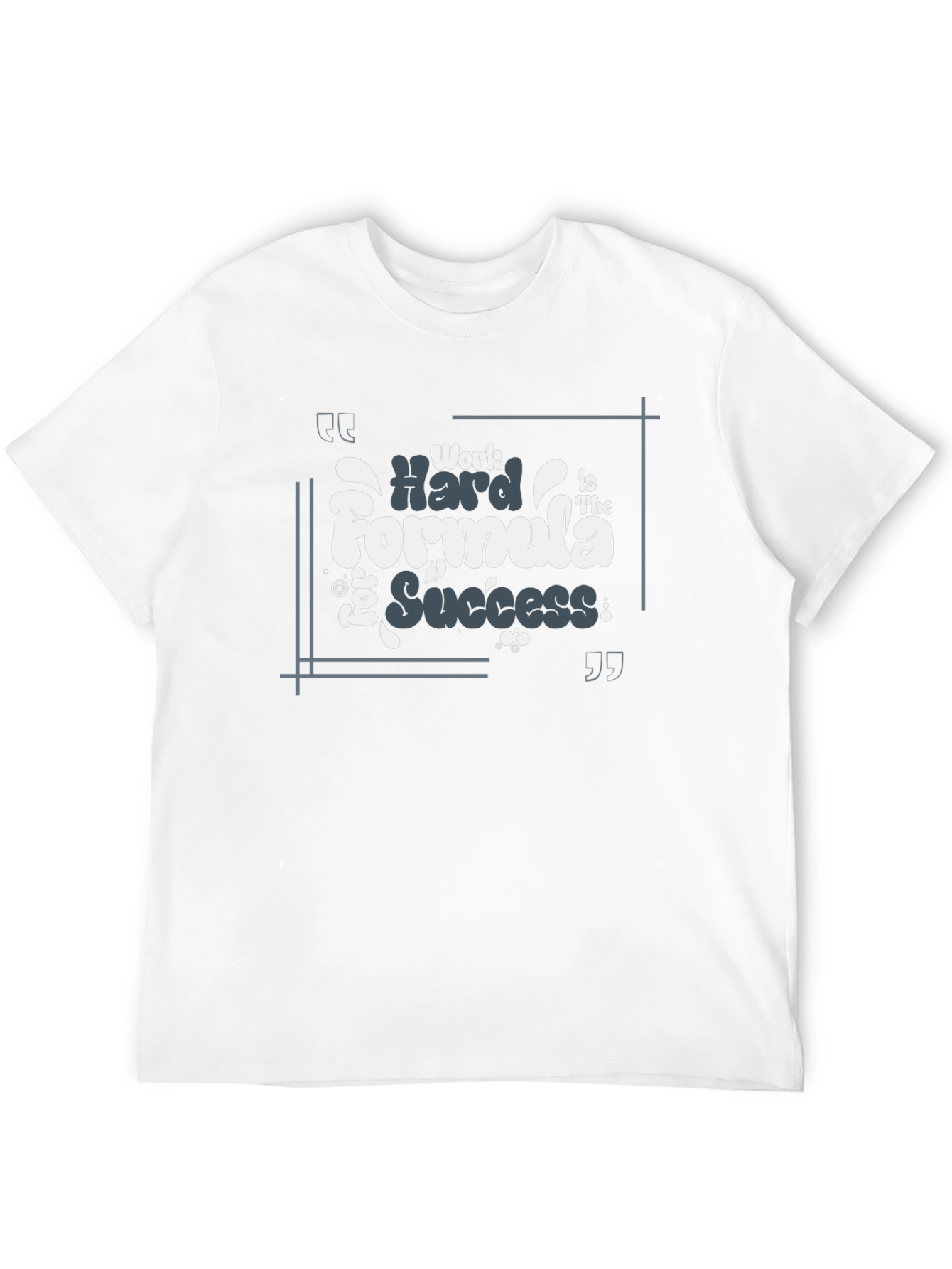 Black Work Hard Success T-Shirt view 12