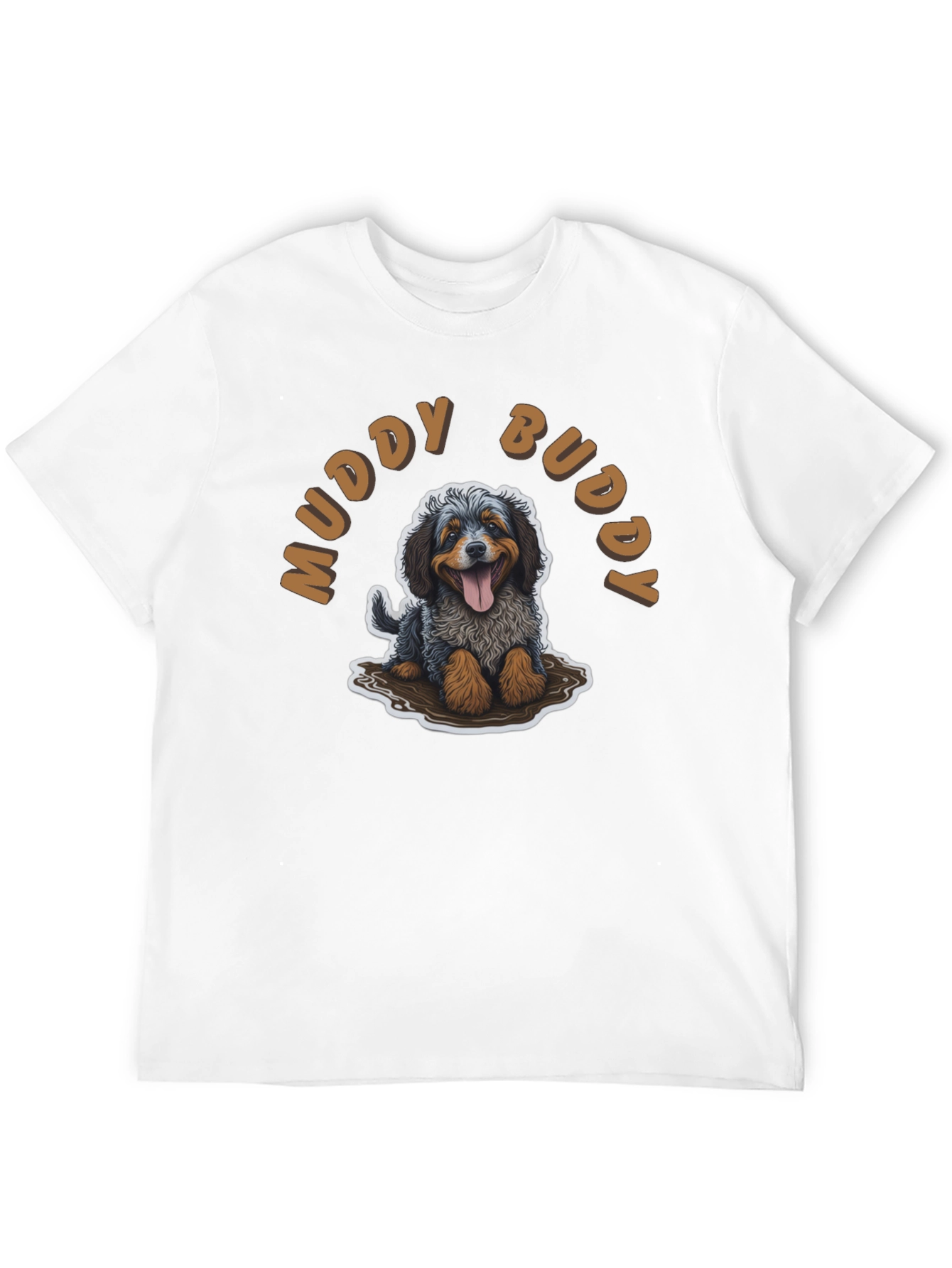 Black Muddy Buddy Dog T-Shirt view 12