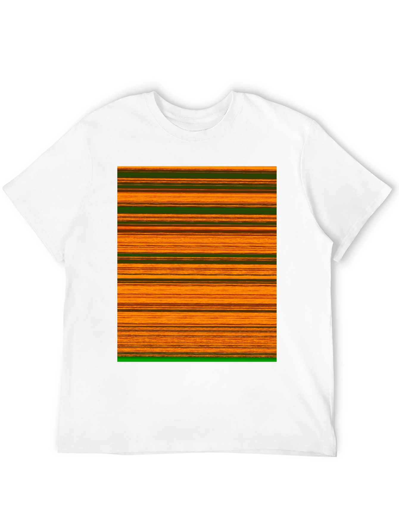Black Striped Graphic Tee view 12