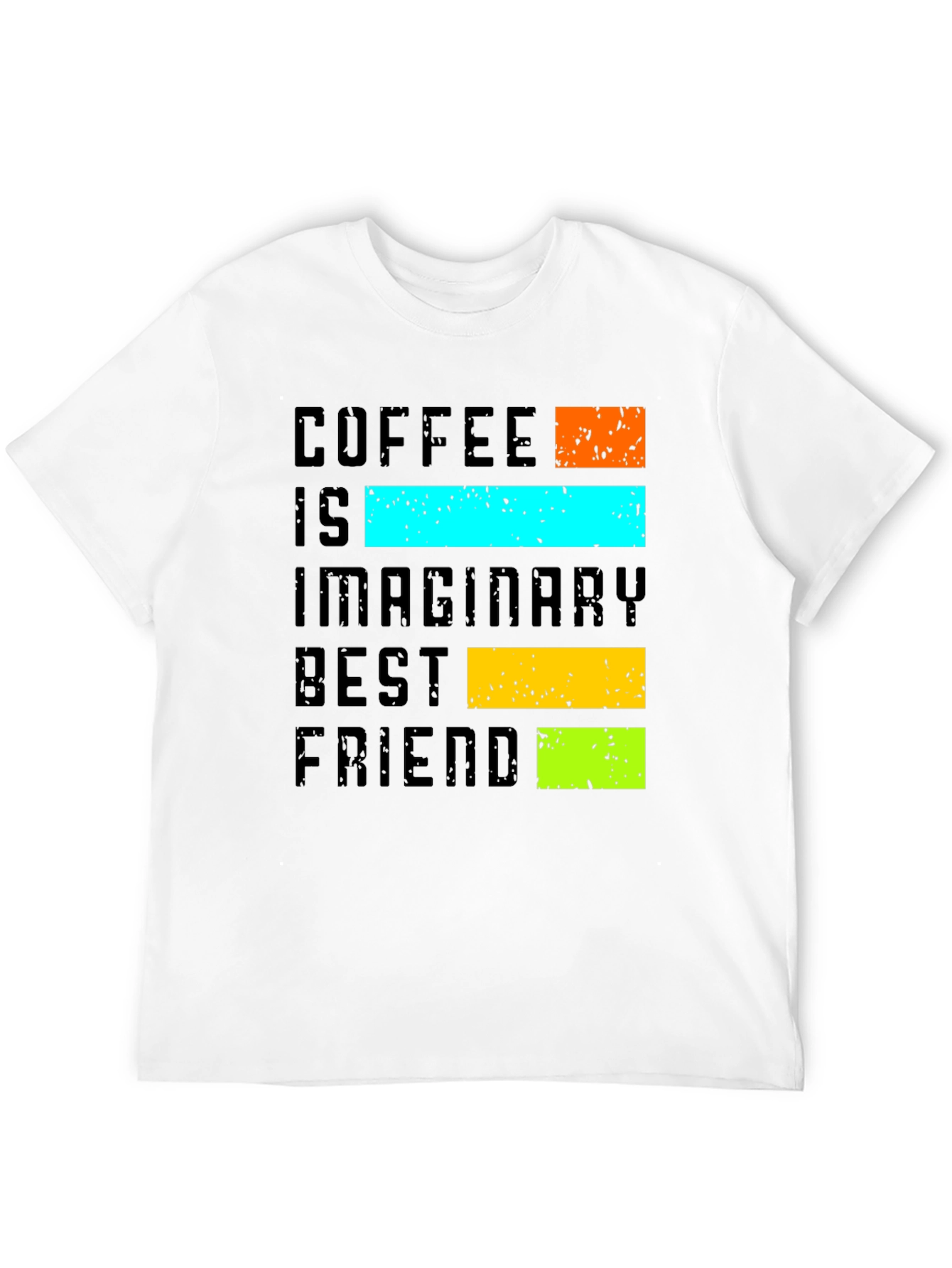 Black Coffee Is My Imaginary Best Friend T-Shirt view 12