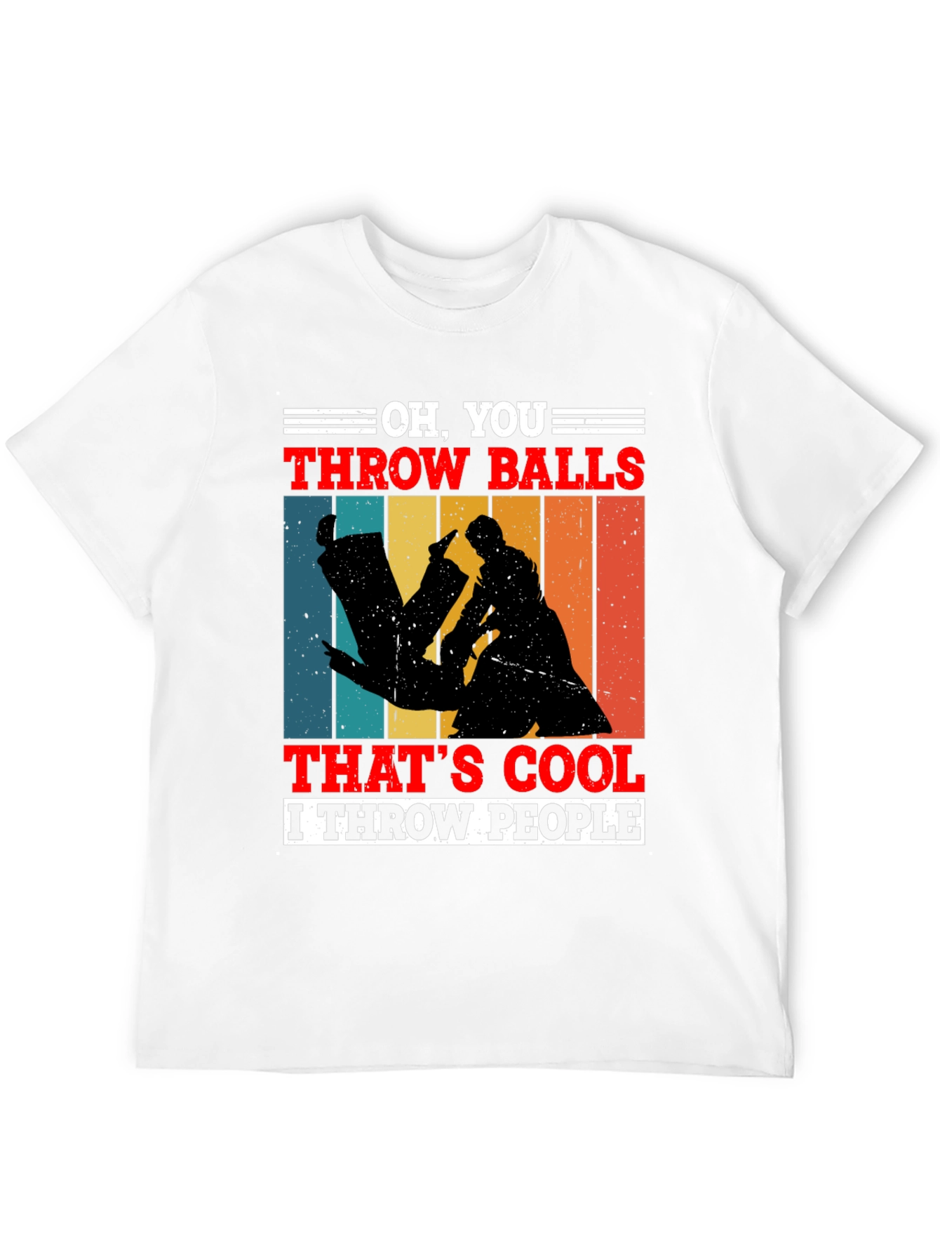 Black Oh, You Throw Balls T-Shirt view 12
