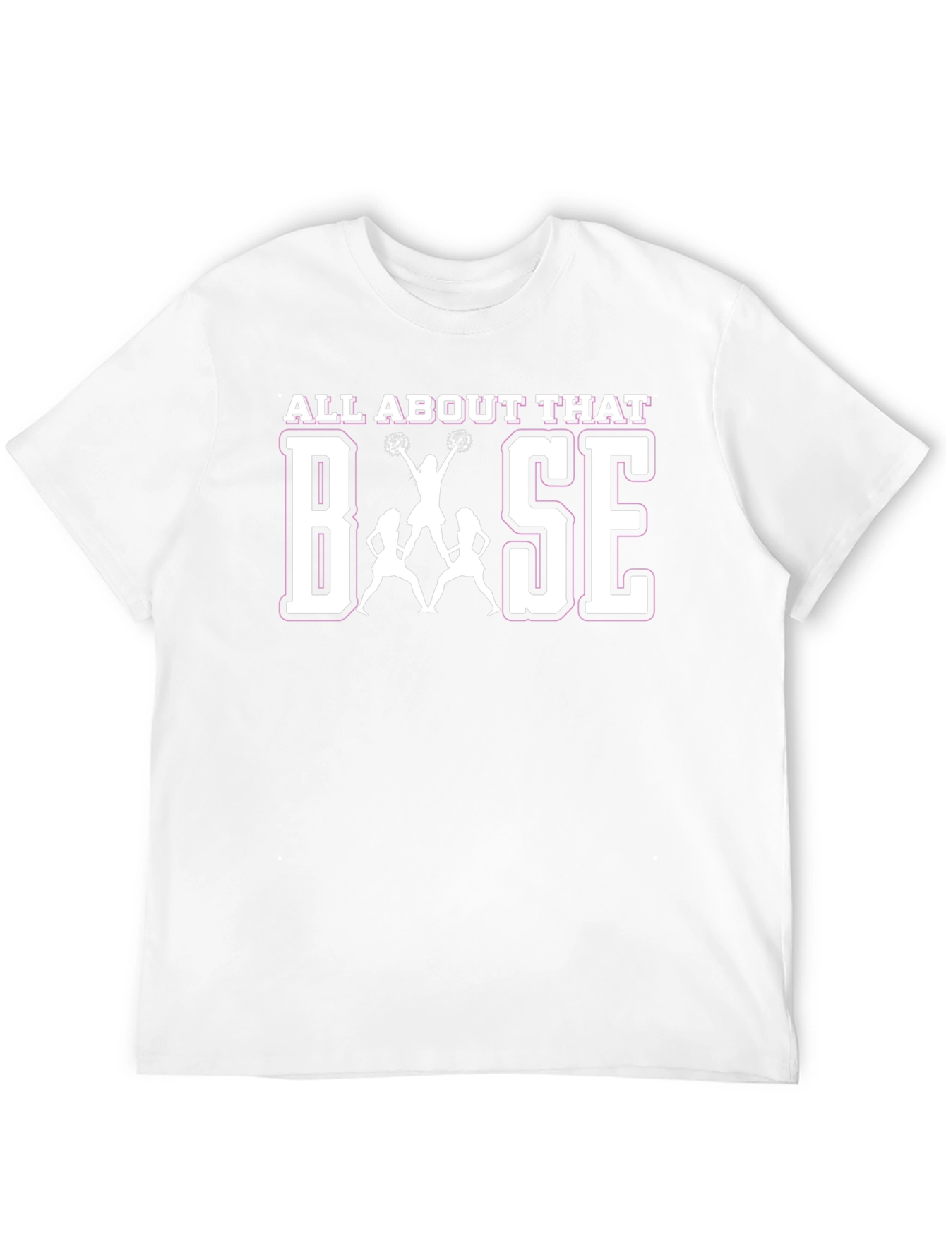 Black Cheerleading All About That Base Graphic Tee view 12