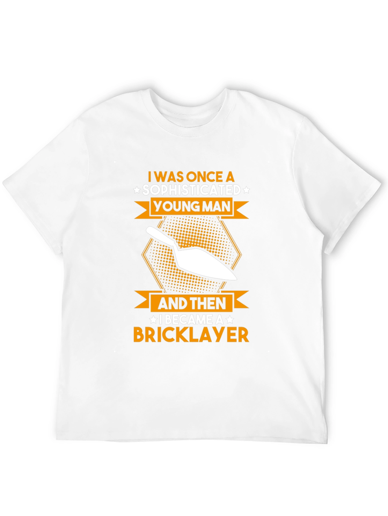 Black Bricklayer T-Shirt - Sophisticated Young Man view 12
