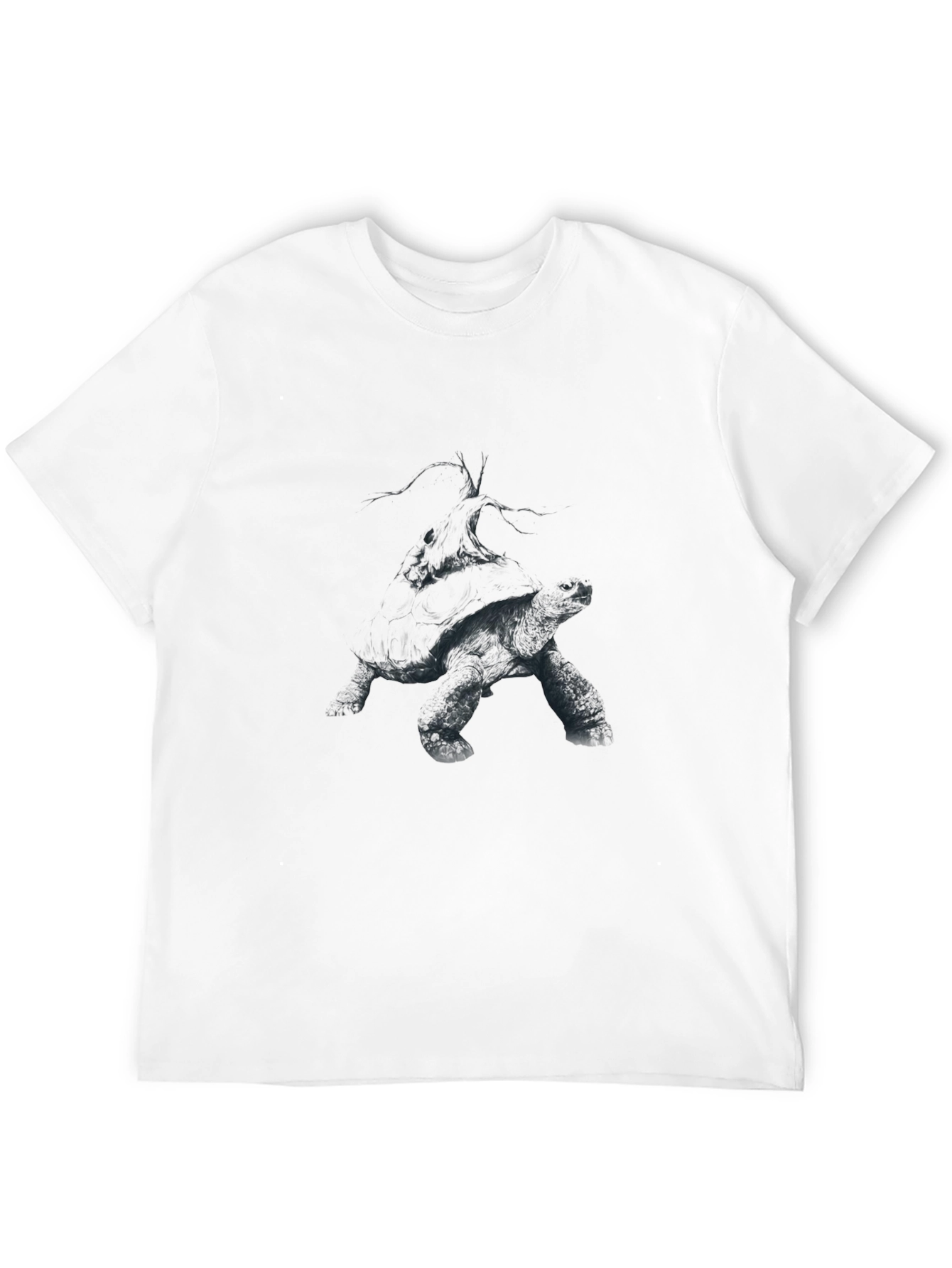 Black Turtle Graphic Black T-Shirt view 12