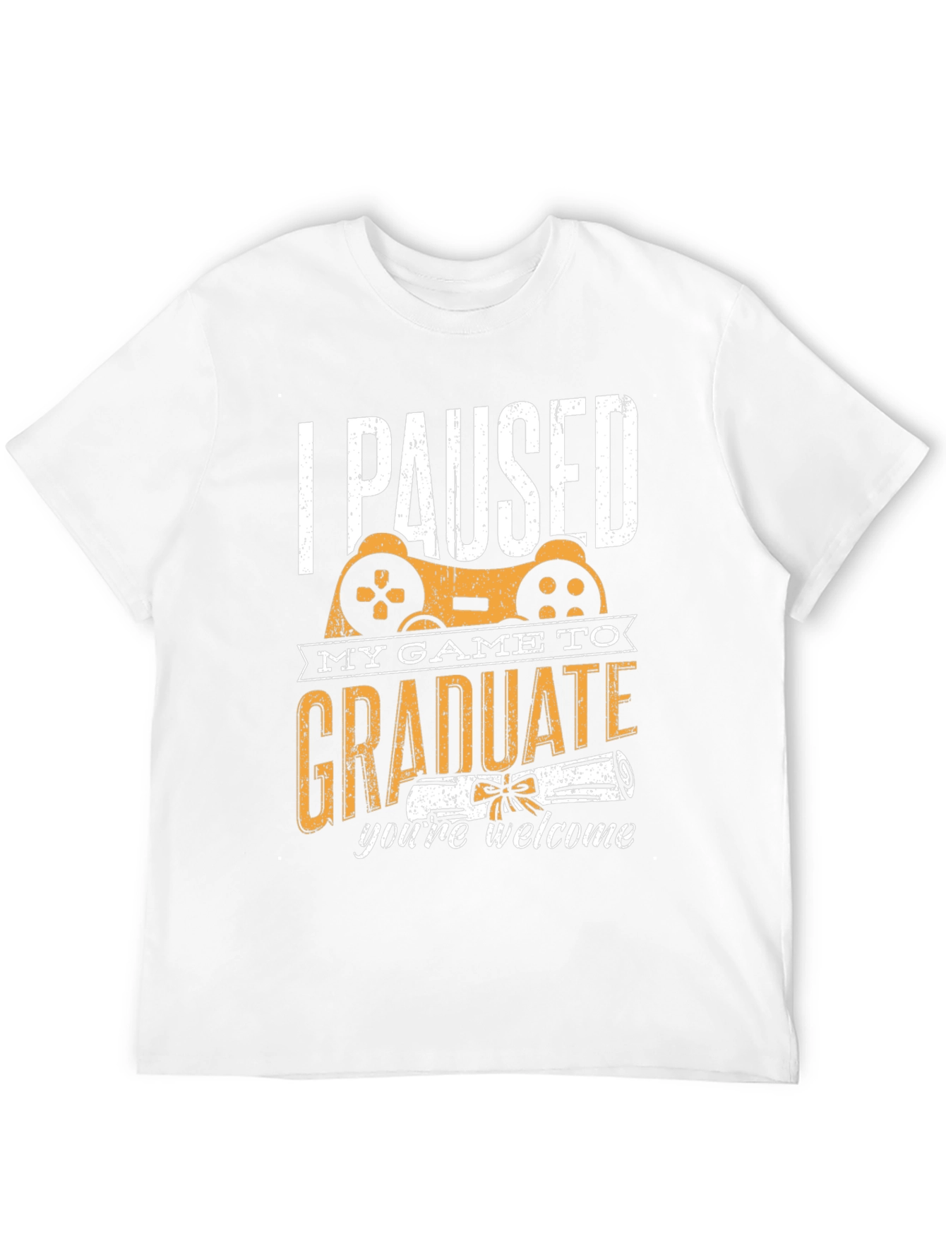 Black Gamer Graduation T-Shirt - I Paused My Game To Graduate view 12