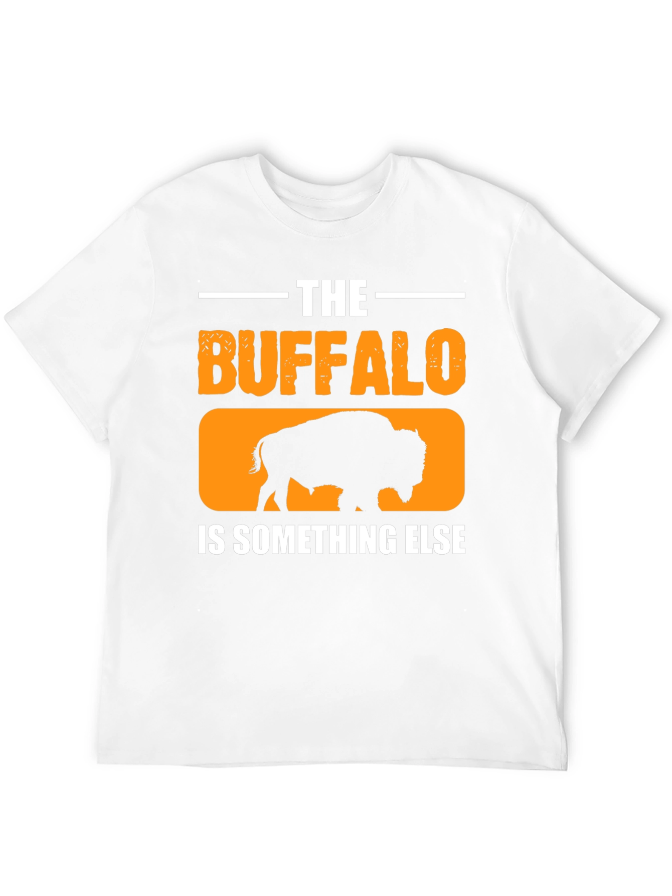 Black The Buffalo is Something Else Black T-Shirt view 12