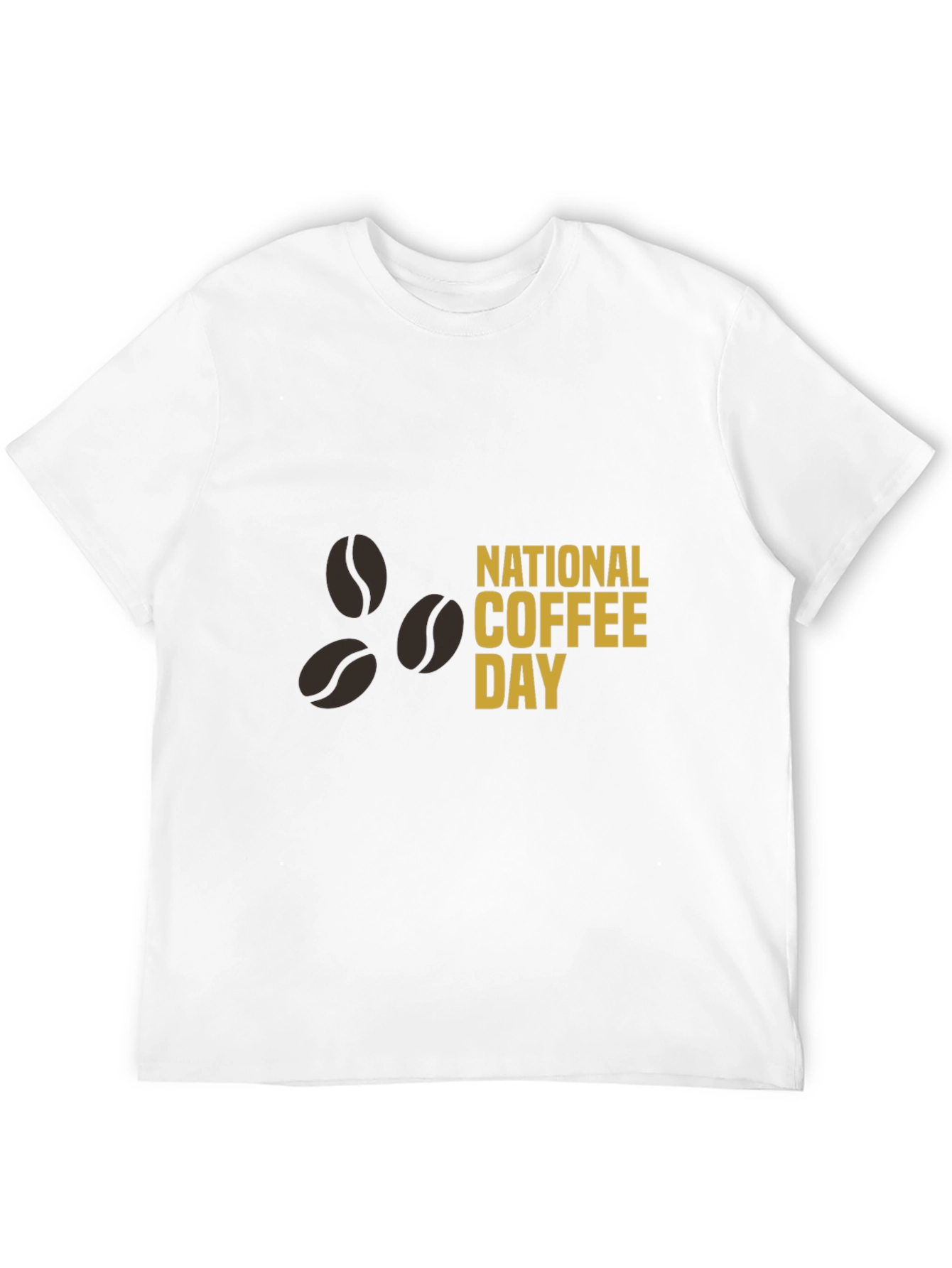 Black National Coffee Day T-Shirt - Stylish & Comfortable view 12