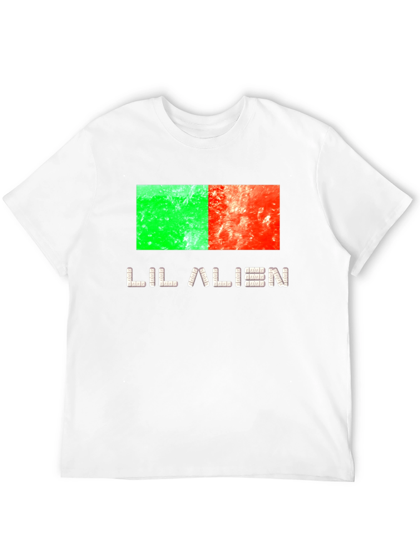 Black Lil Alien Graphic Tee - Black Cotton Blend Shirt view 12