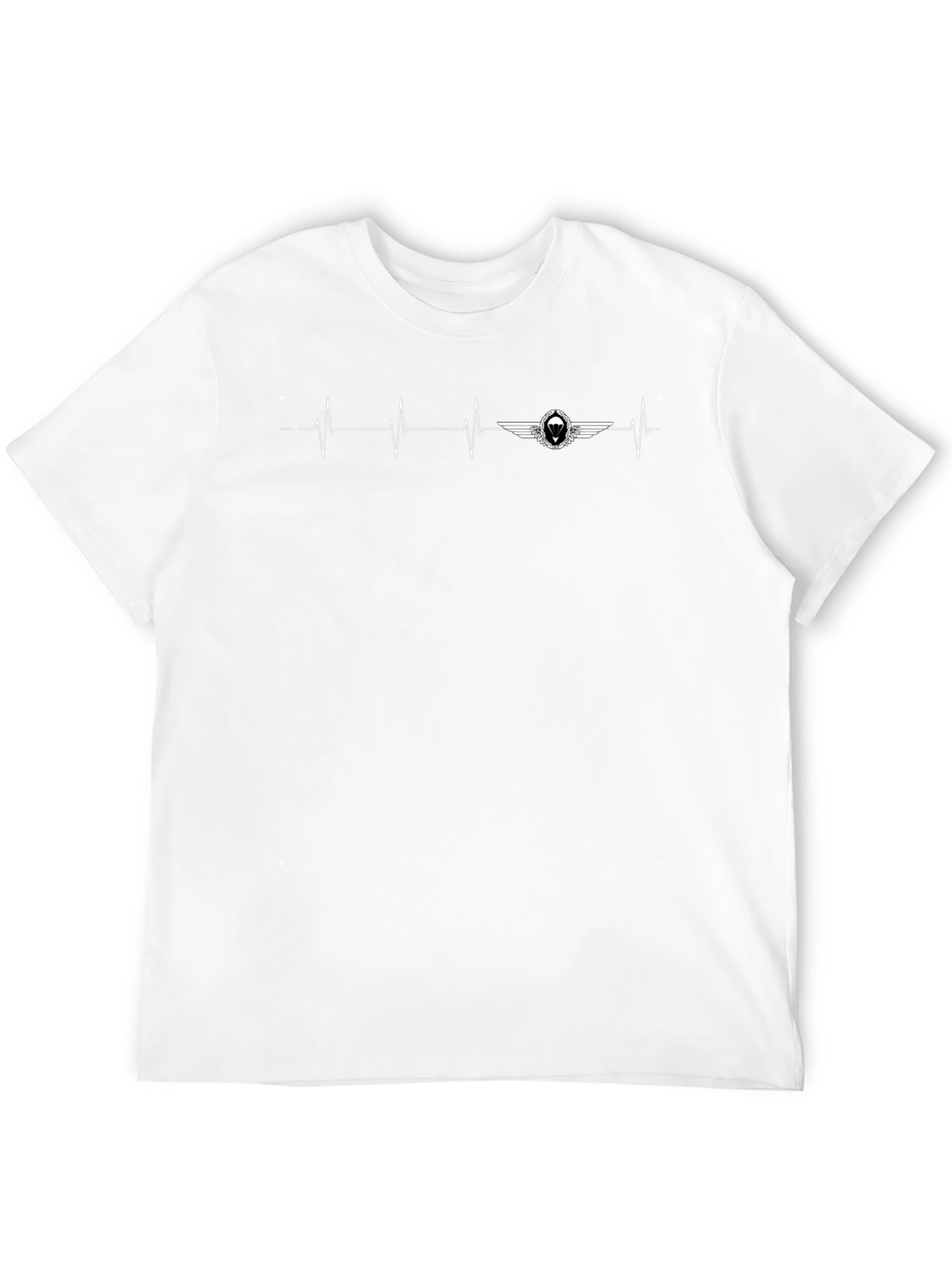 Black Pilot Heartbeat T-Shirt - Aviation Enthusiast Tee view 12