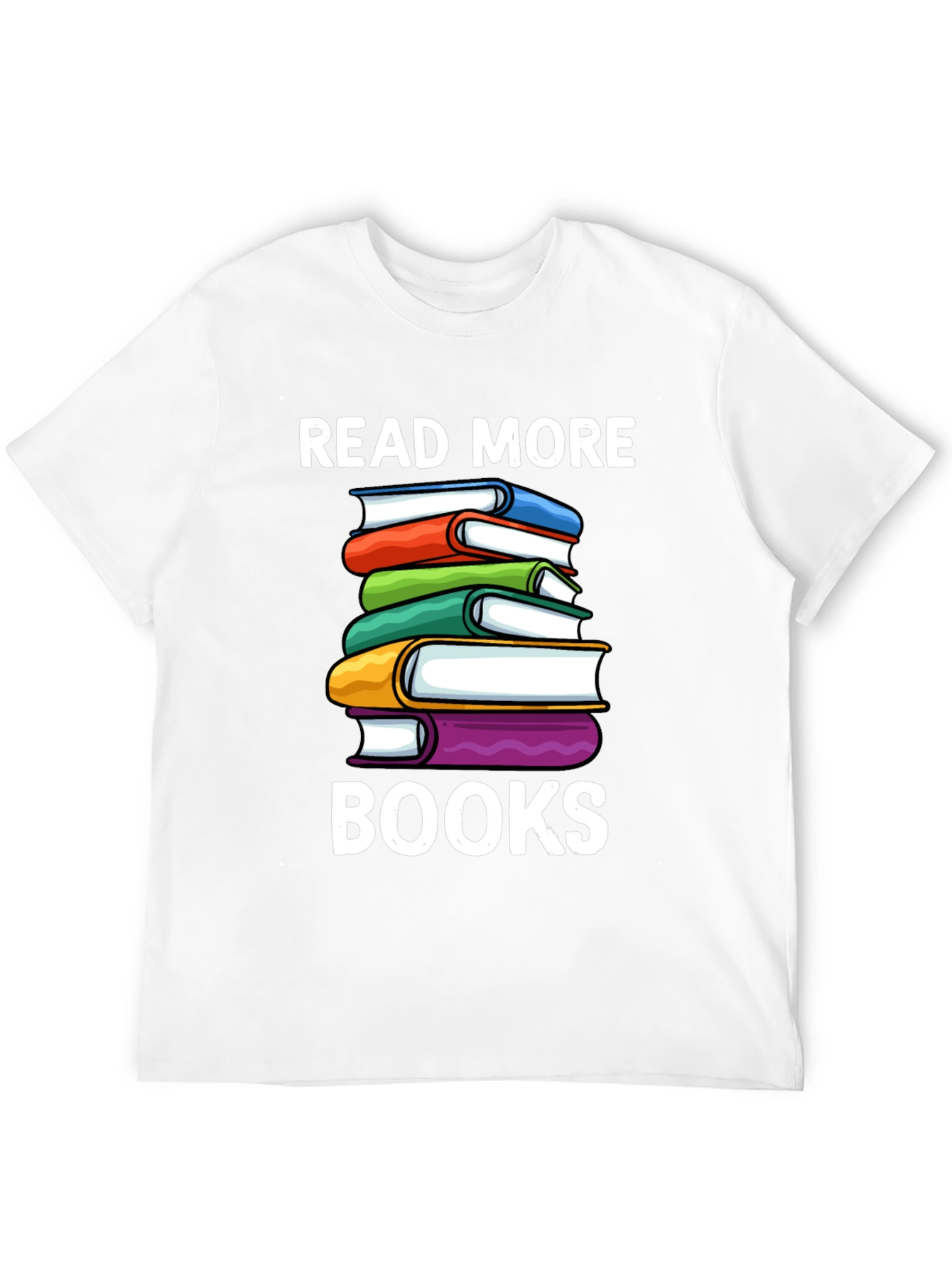 Black Read More Books T-Shirt - Book Lover Tee view 12