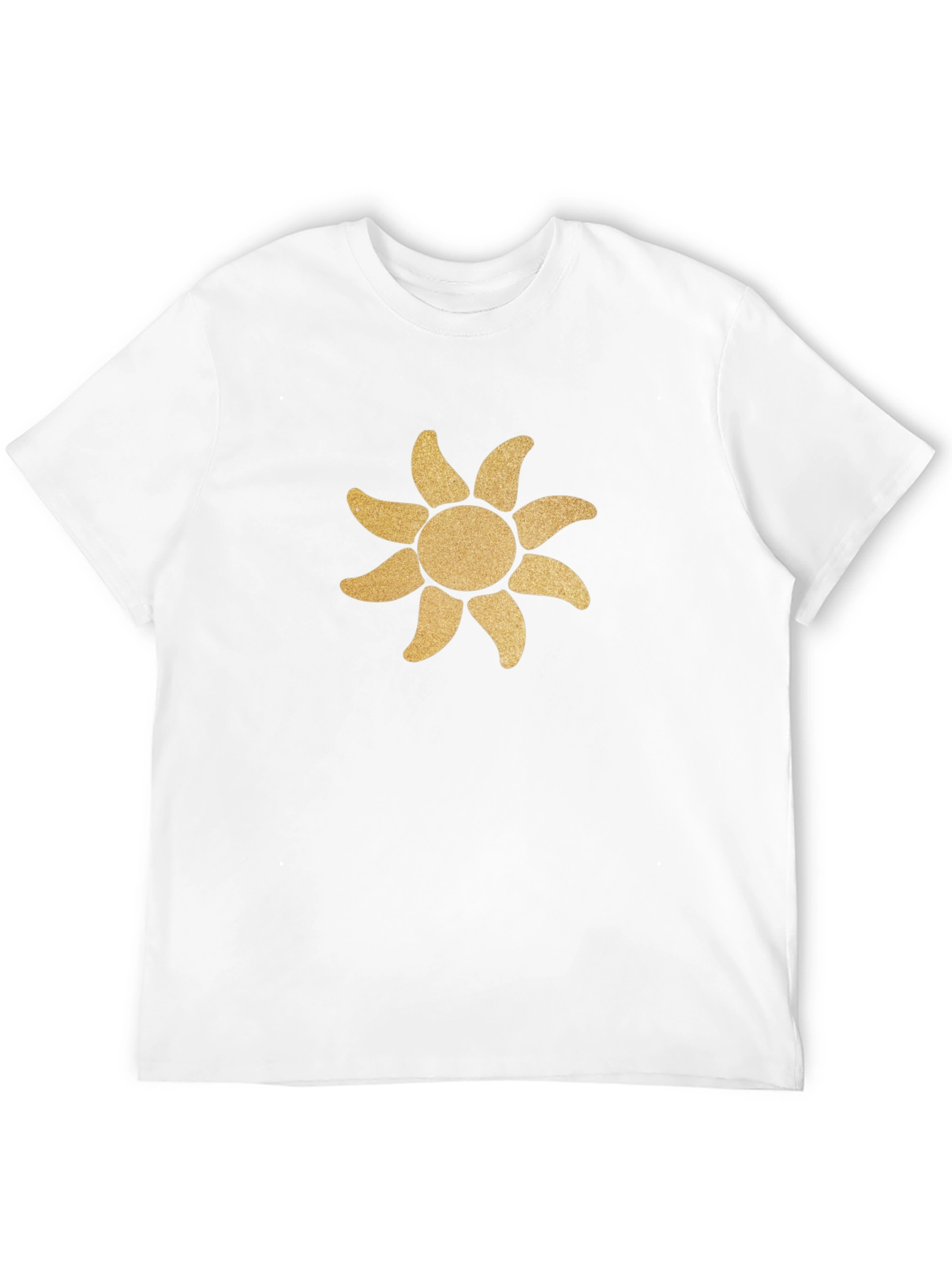 Golden Sun Graphic Black T-Shirt - 12