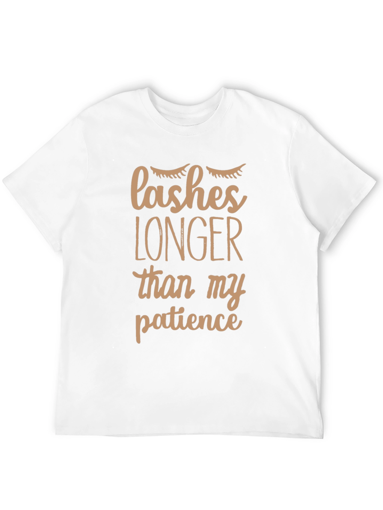 Black Lashes Longer Than My Patience Graphic Tee view 12