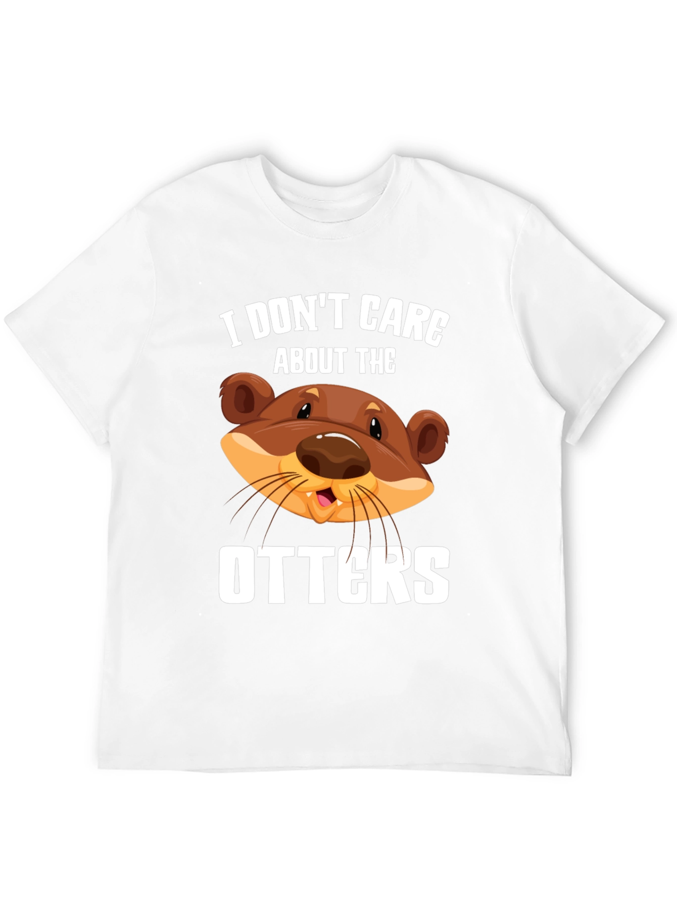 Black I Don't Care About The Otters Graphic Tee view 12