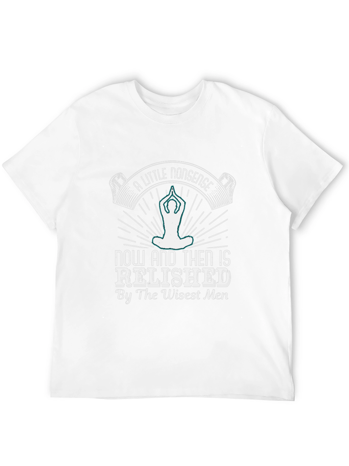 Black A Little Nonsense T-Shirt - Yoga Meditation view 12