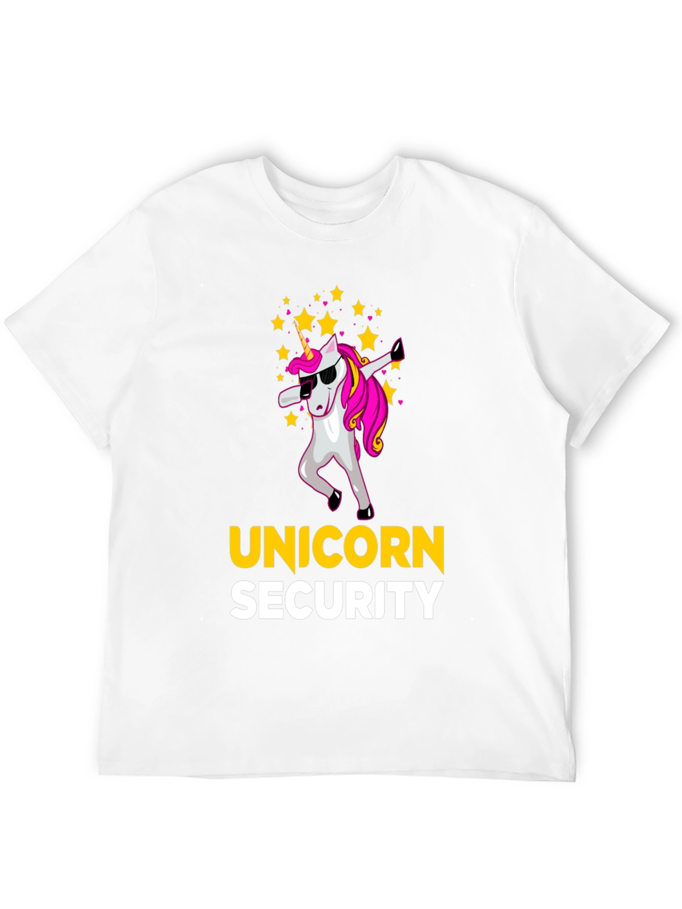 Black Unicorn Security Graphic T-Shirt - Fun & Unique Design view 12