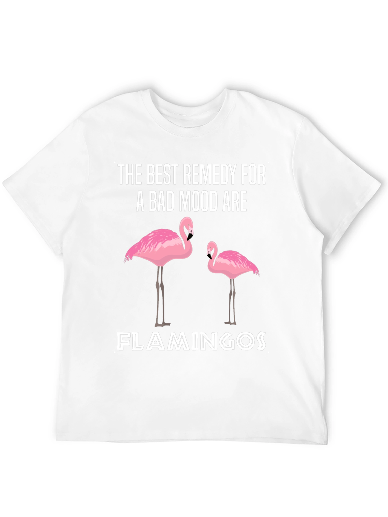 Black Funny Flamingo Remedy T-Shirt view 12