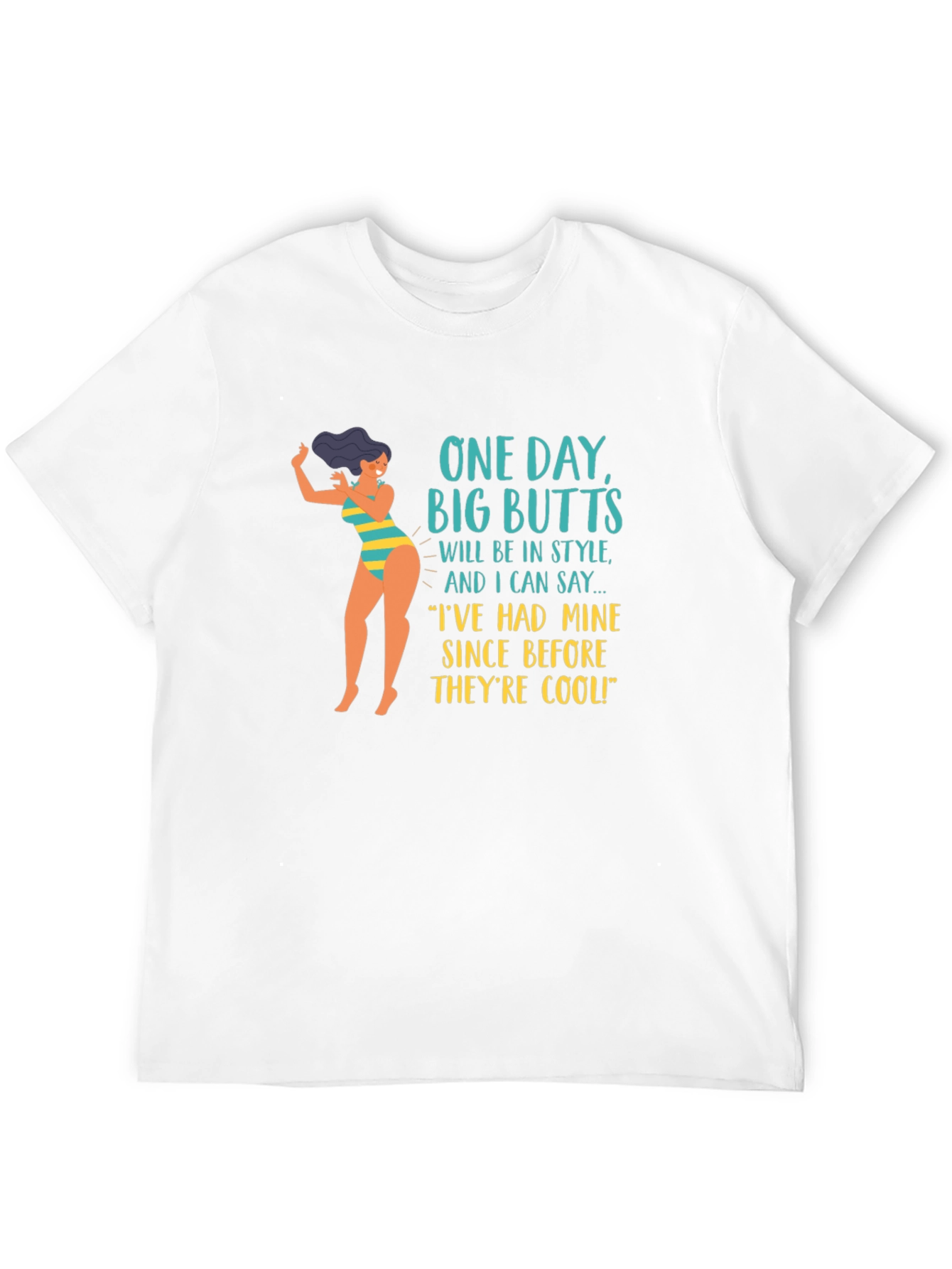 Black Funny Big Butts T-Shirt view 12