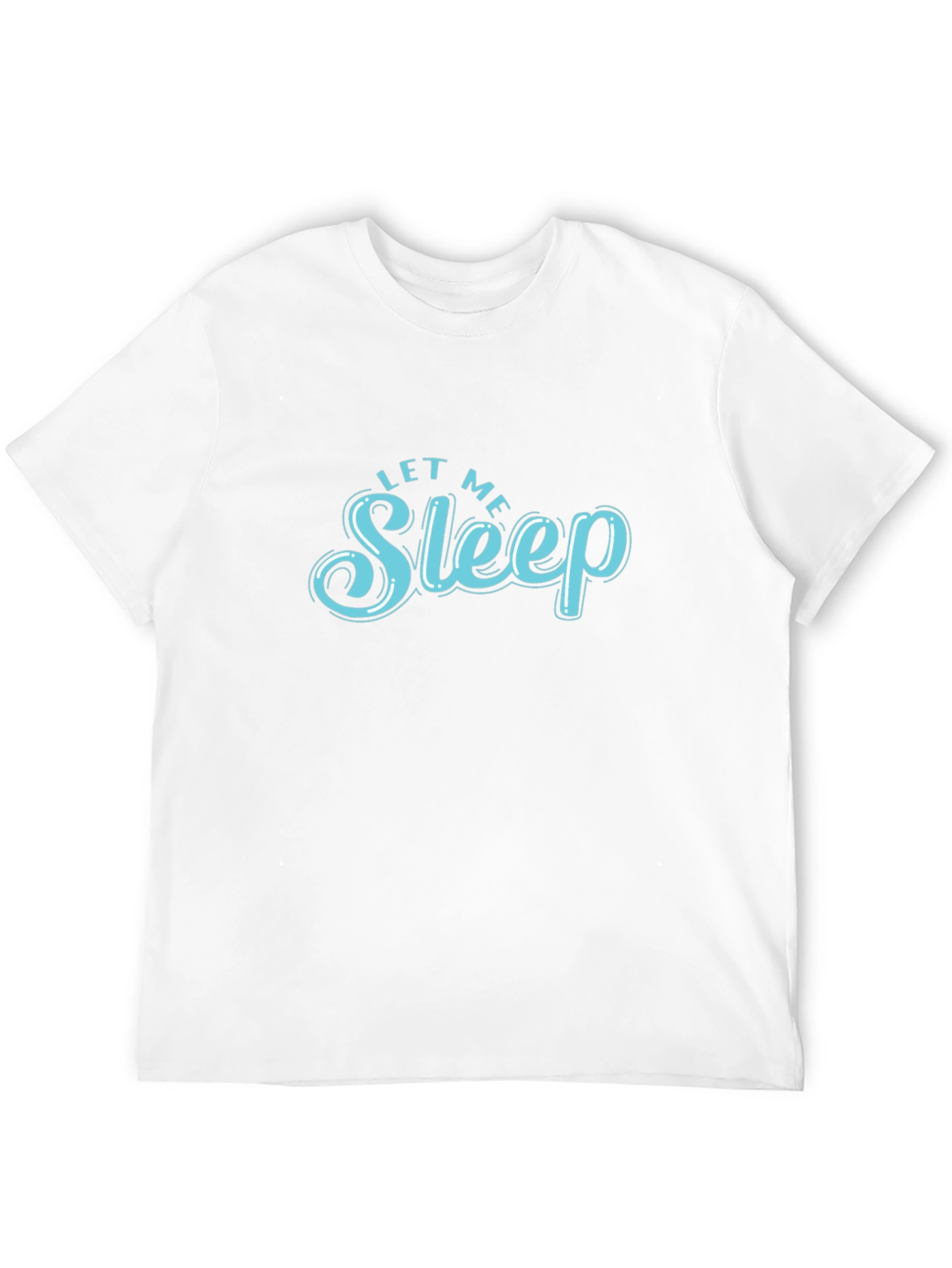 Black Let Me Sleep Graphic Tee - Soft Cotton Blend view 12