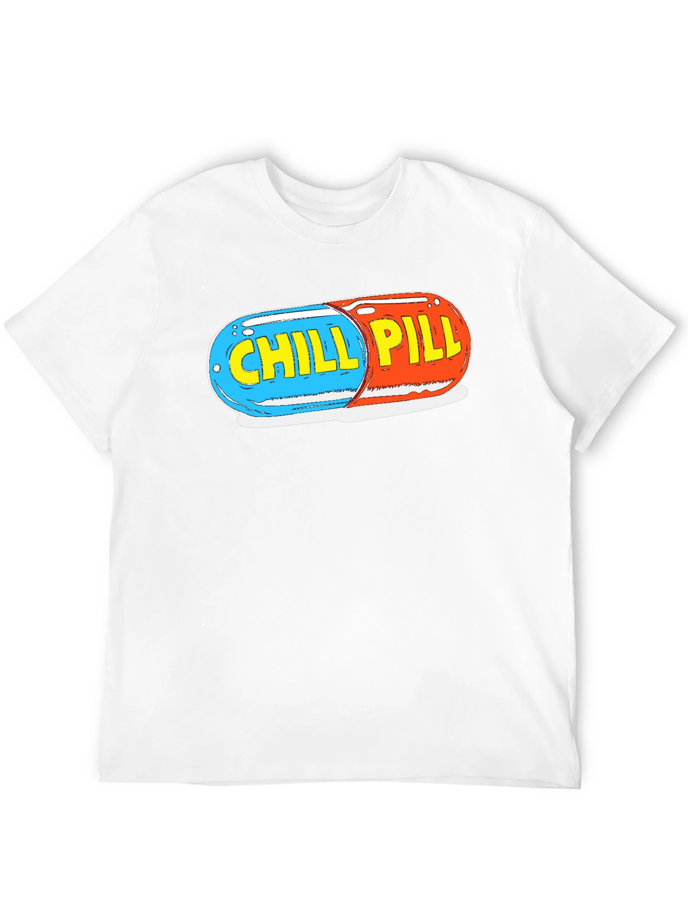 Black Chill Pill Graphic Tee - Relaxed Fit view 12