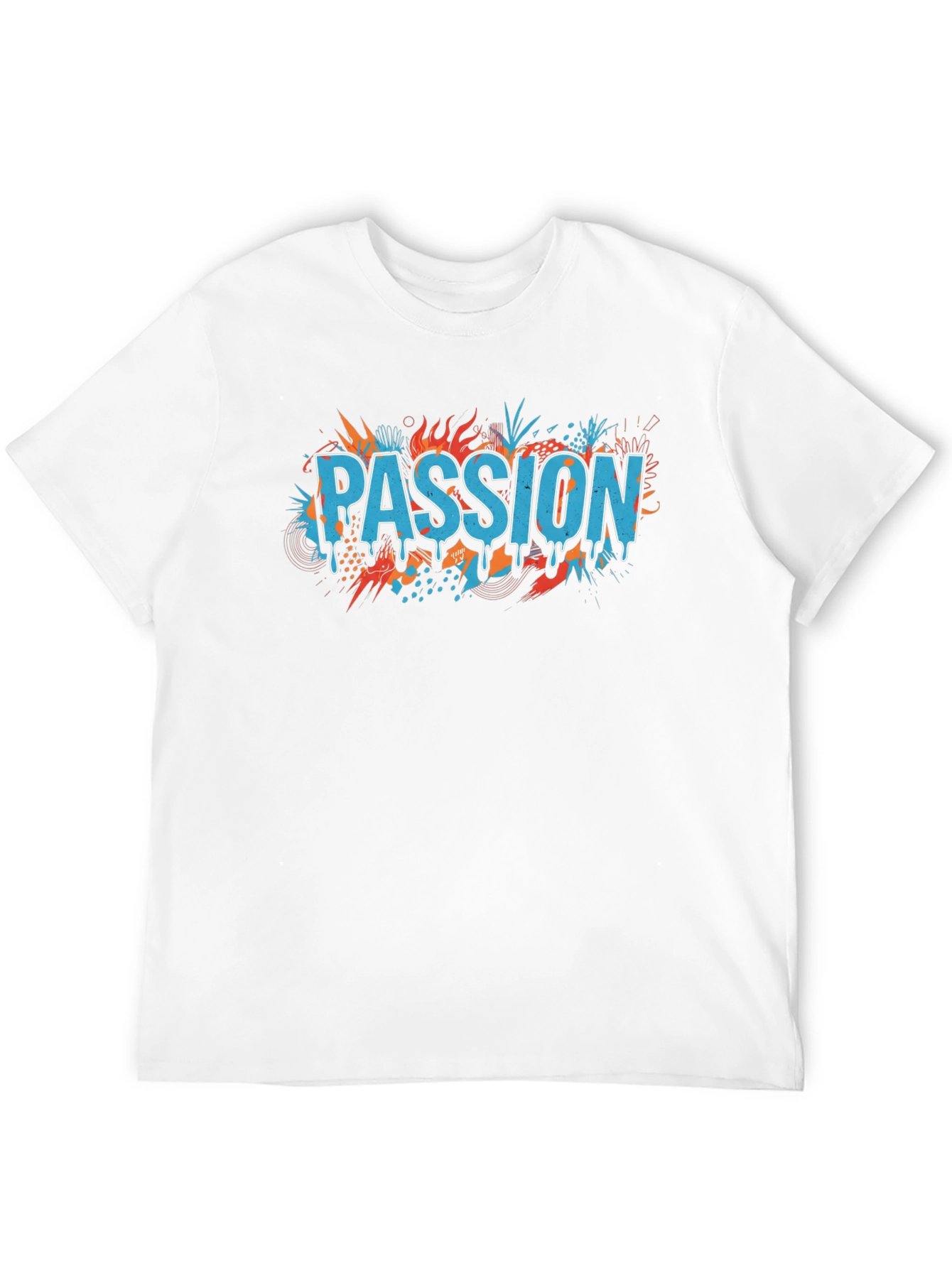 Black Passion Graphic T-Shirt - Trendy Design view 12