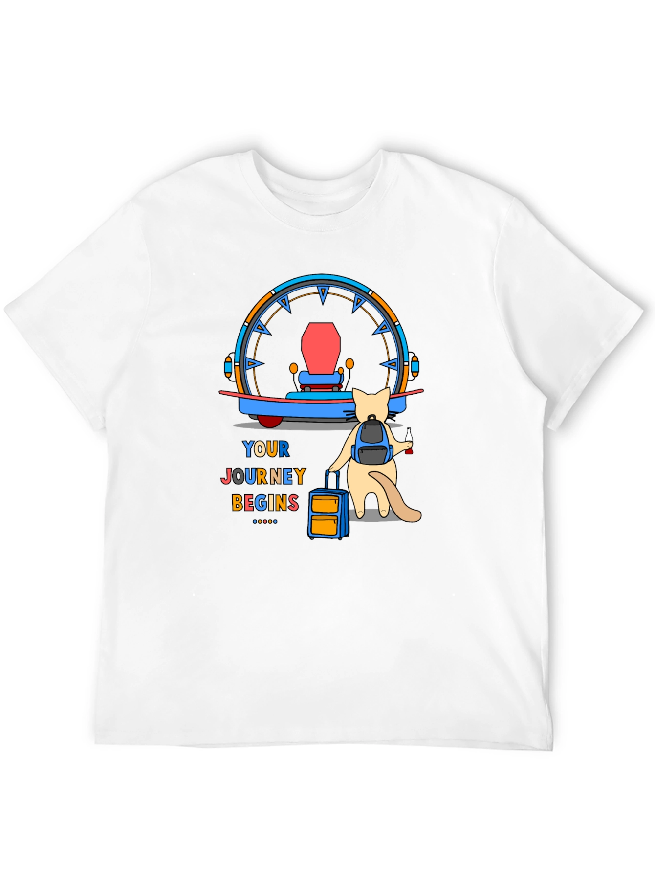 Adventure Cat T-Shirt: Your Journey Begins - 12