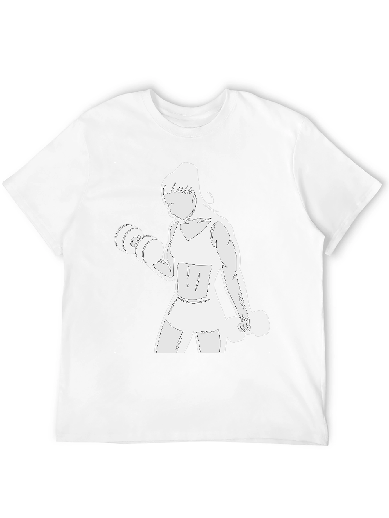 Black Workout Woman Graphic Tee view 12