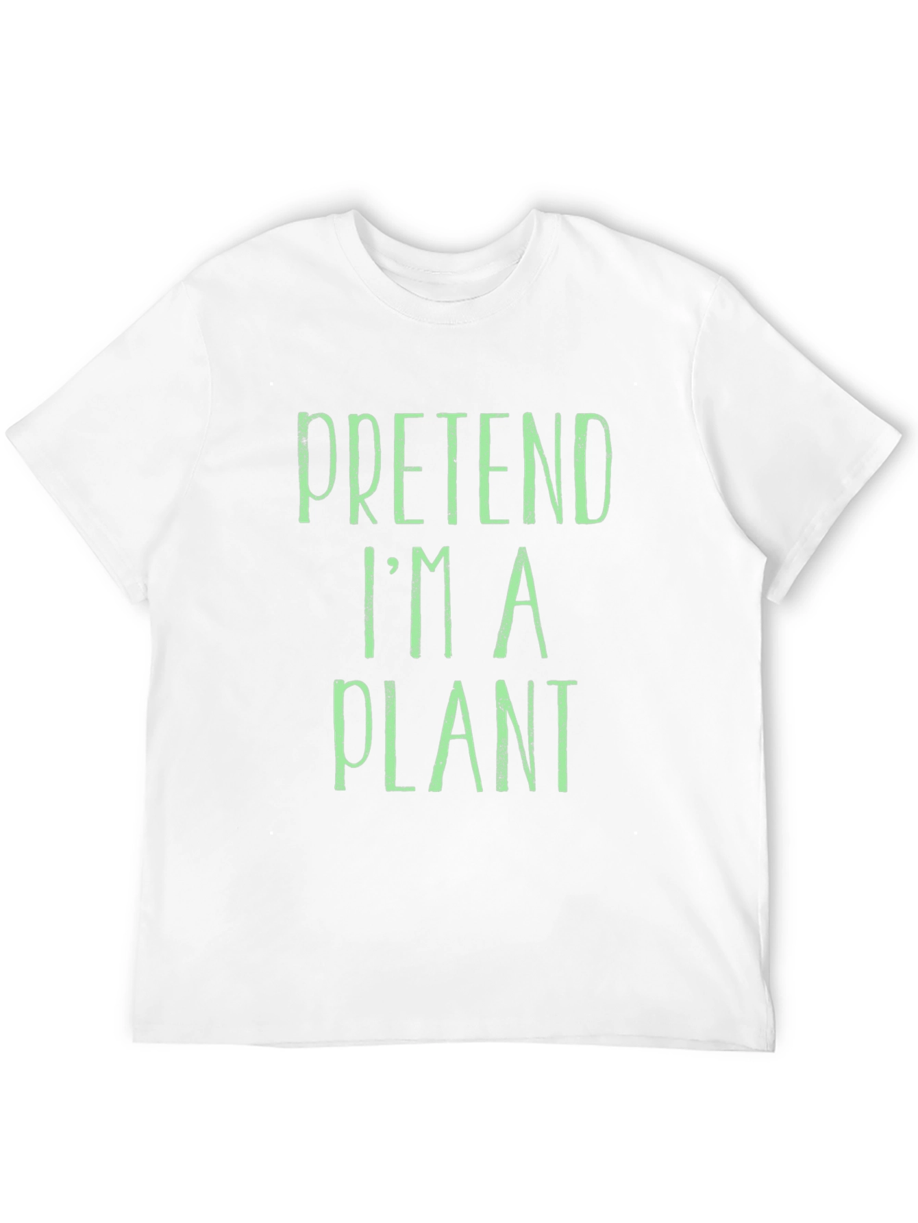 Black Pretend I'm A Plant T-Shirt - Funny Novelty Tee view 12