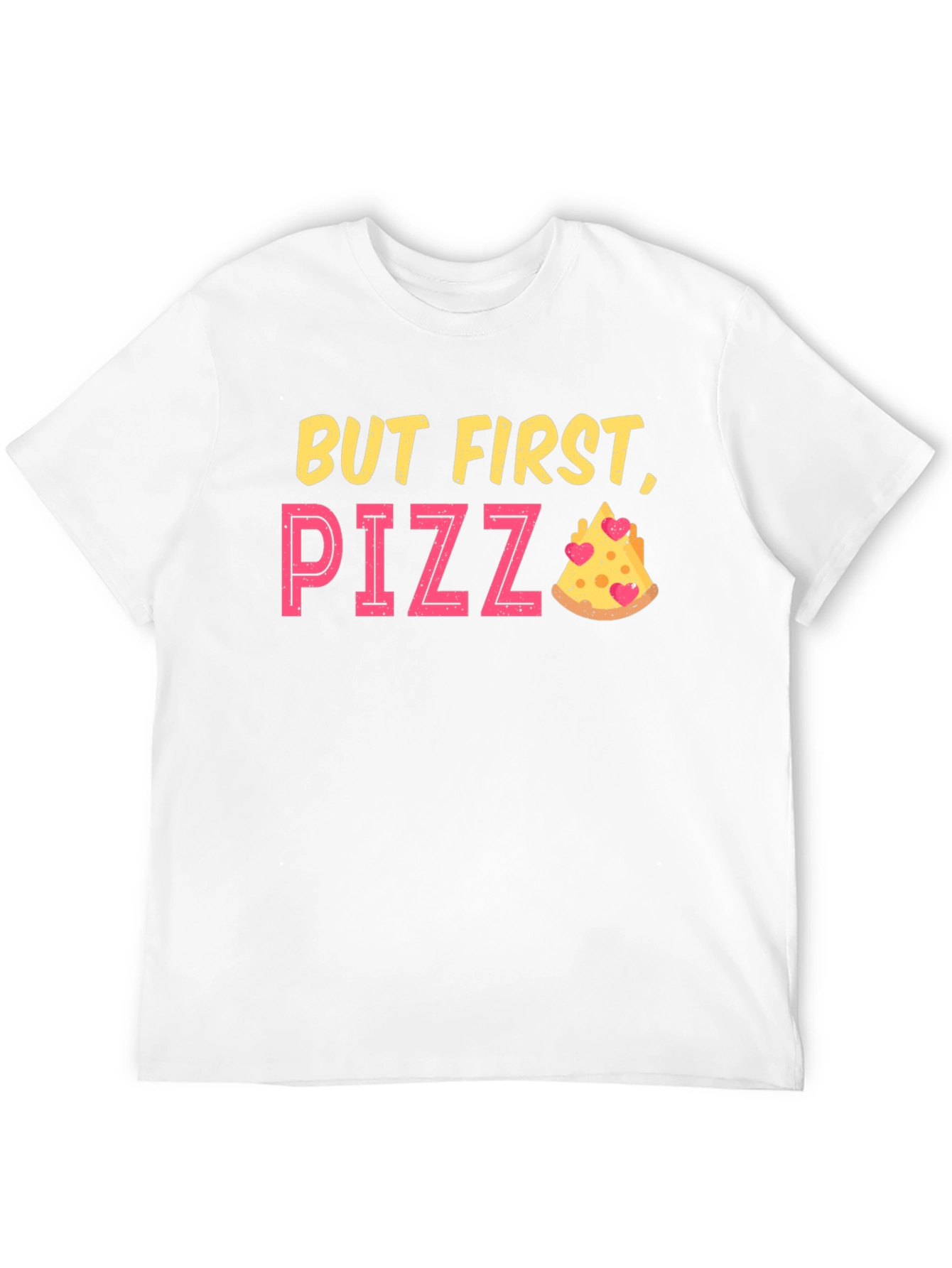 Black But First Pizza Funny Graphic T-Shirt view 12