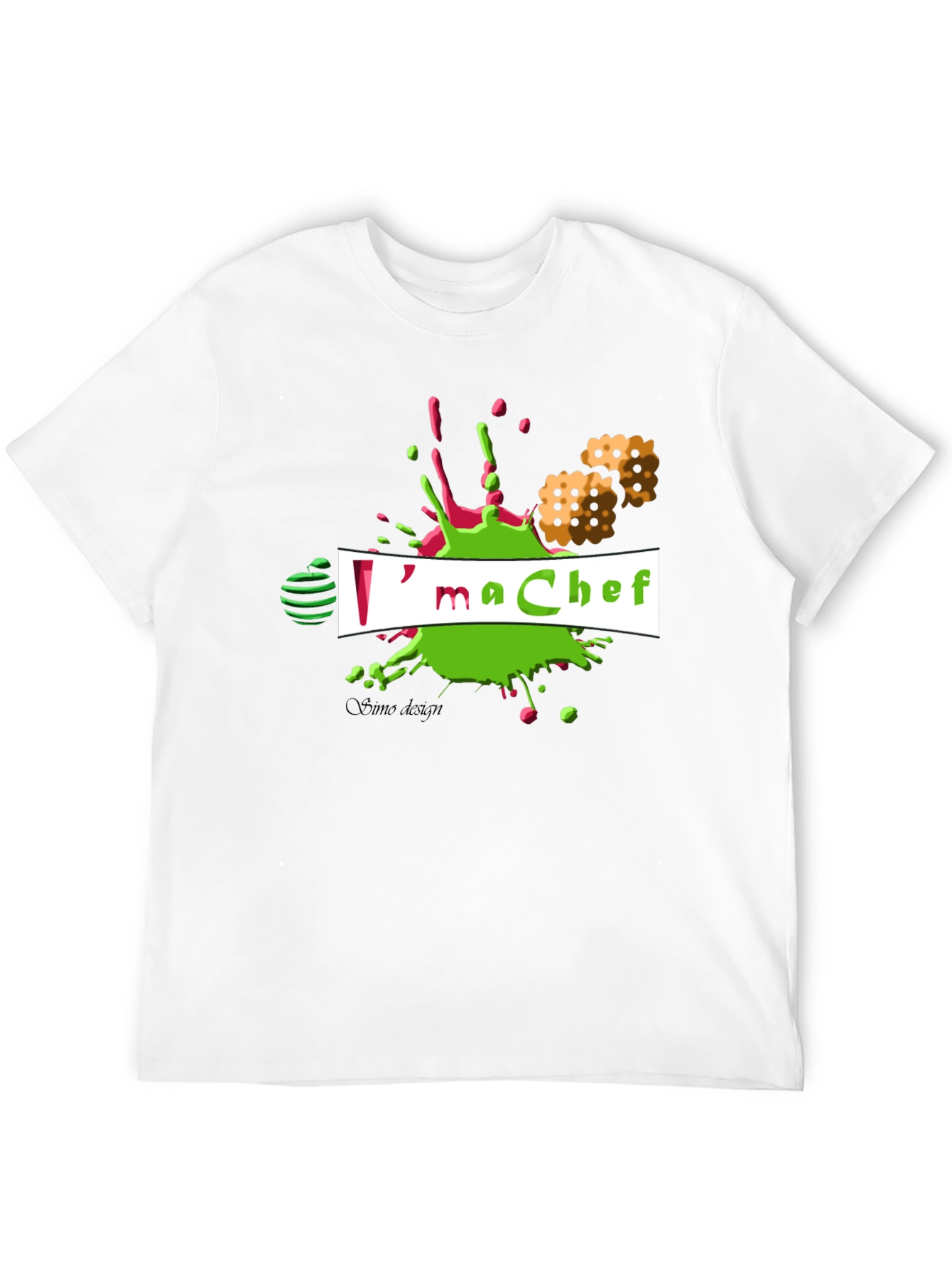 Black I'm a Chef T-Shirt, Unique Design view 12