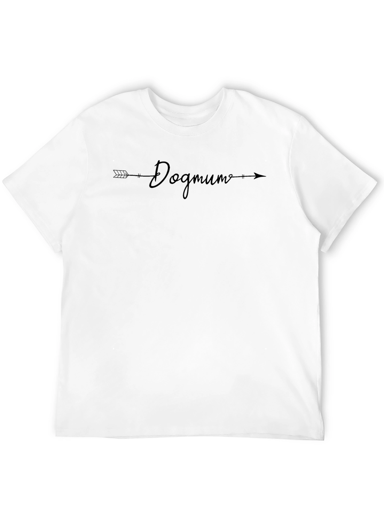 Black Dog Mum Arrow Black Tee view 12