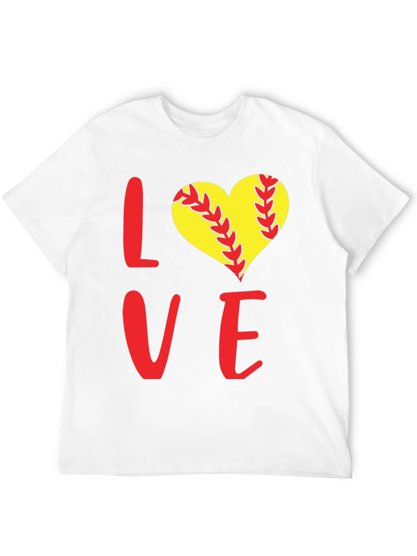 Black Softball Love T-Shirt view 12