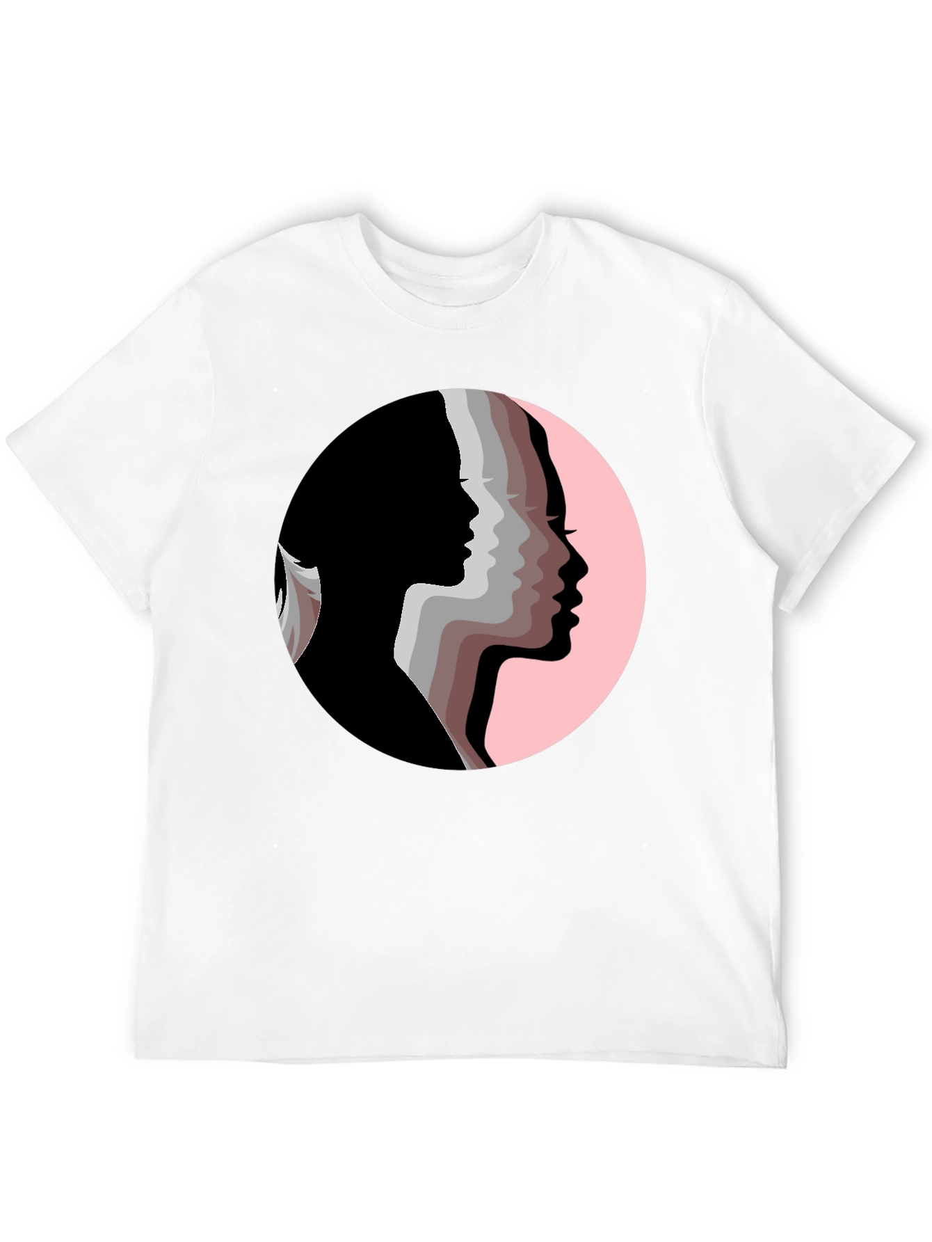 Women Silhouette T-Shirt - Black Graphic Tee - 12