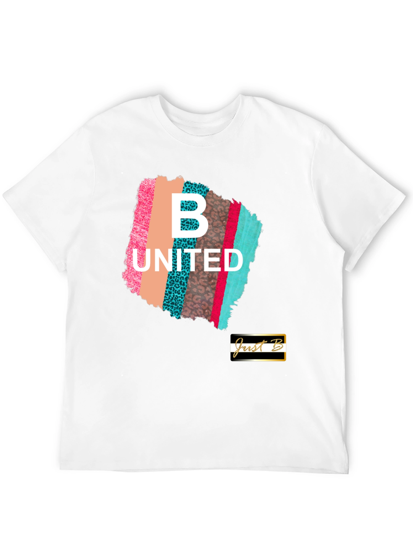 Black B United Graphic T-Shirt - Men's Short Sleeve Crew Neck view 12