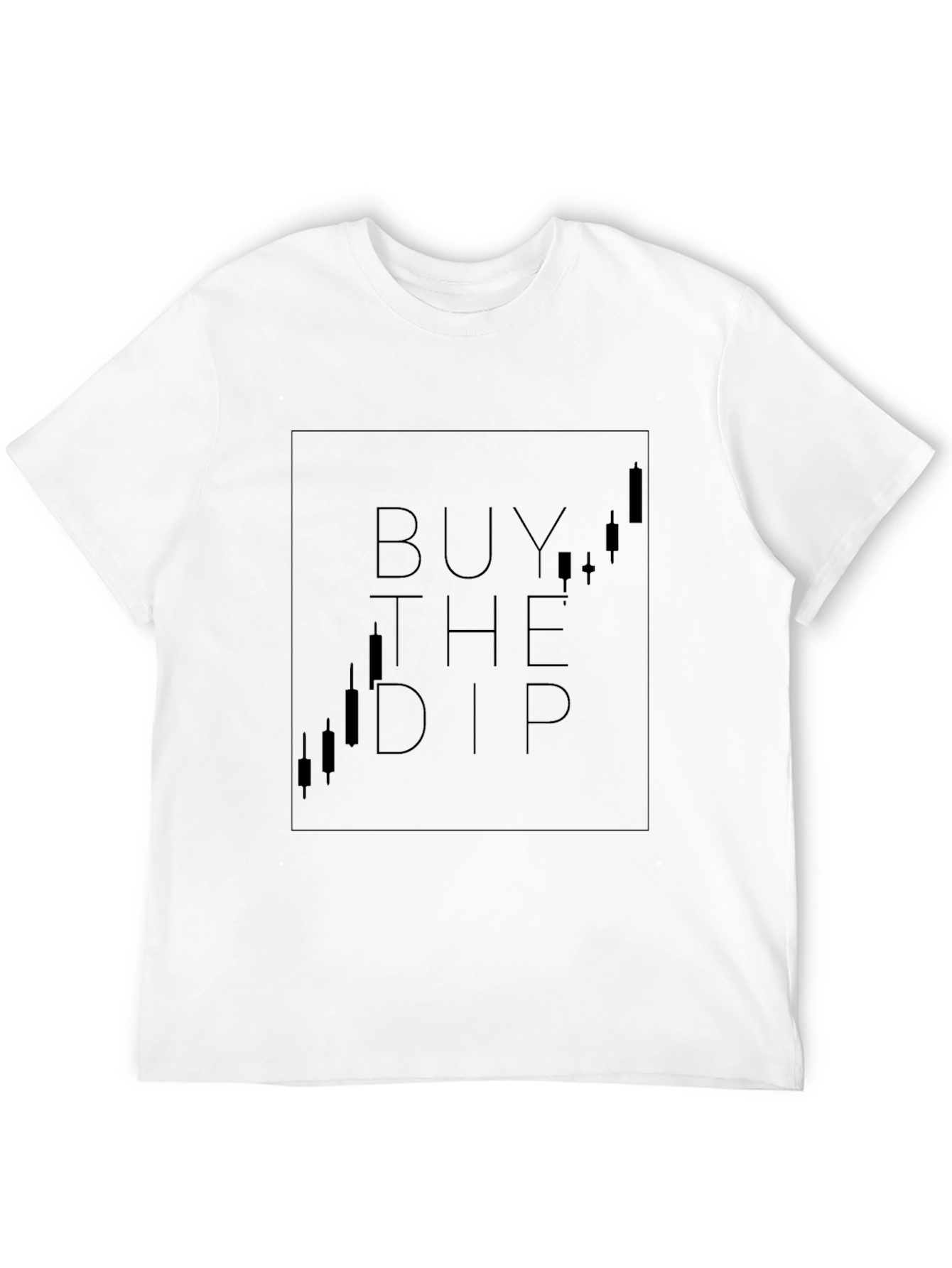 Black Buy The Dip Black T-Shirt - Crypto Trader Apparel view 12