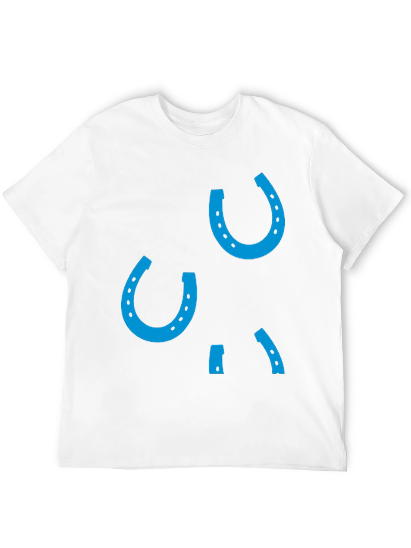 Black Lucky Horseshoe Graphic Tee - Black view 12