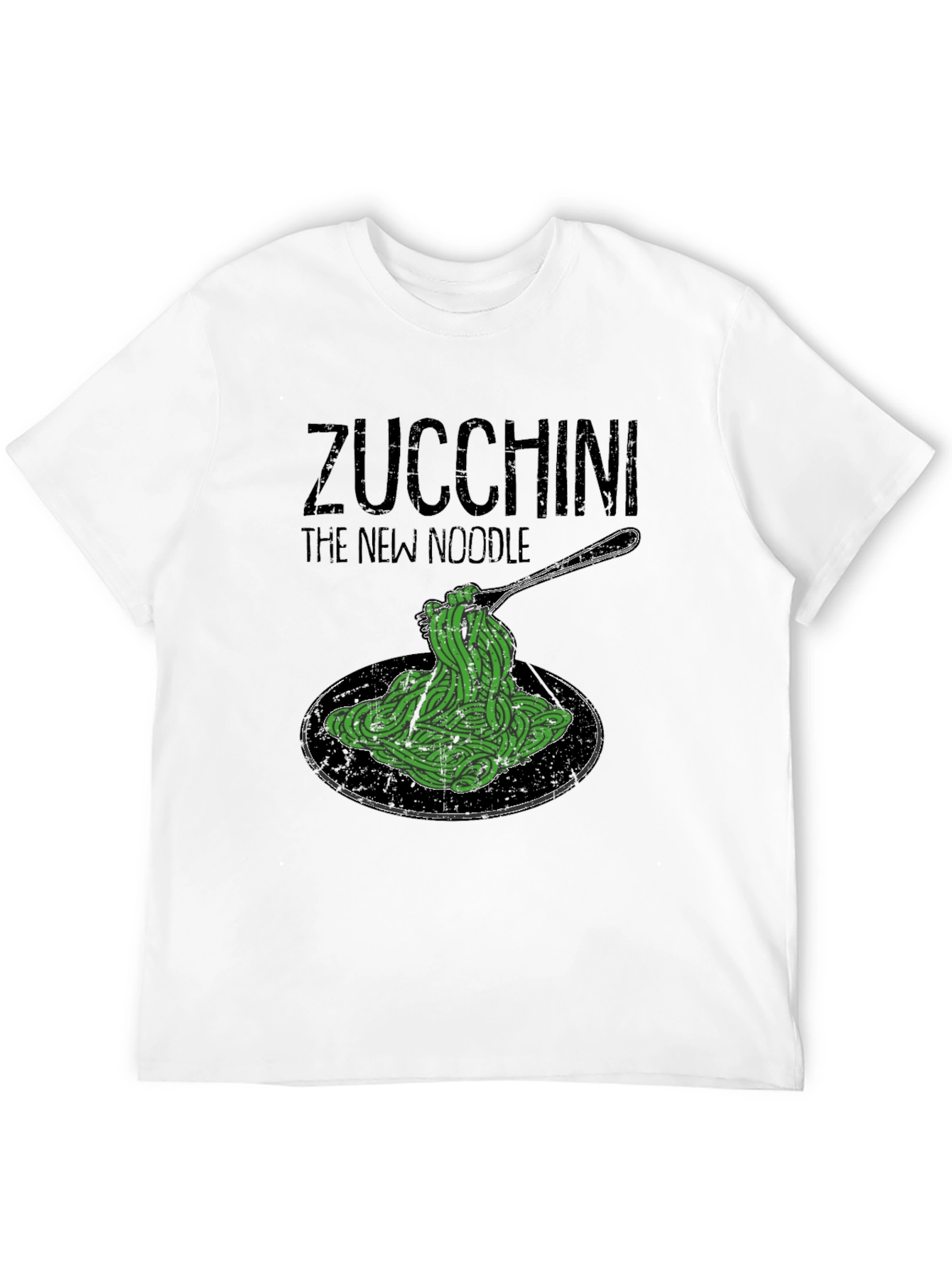 Zucchini The New Noodle Graphic Tee -  Healthy Eating Shirt - 12