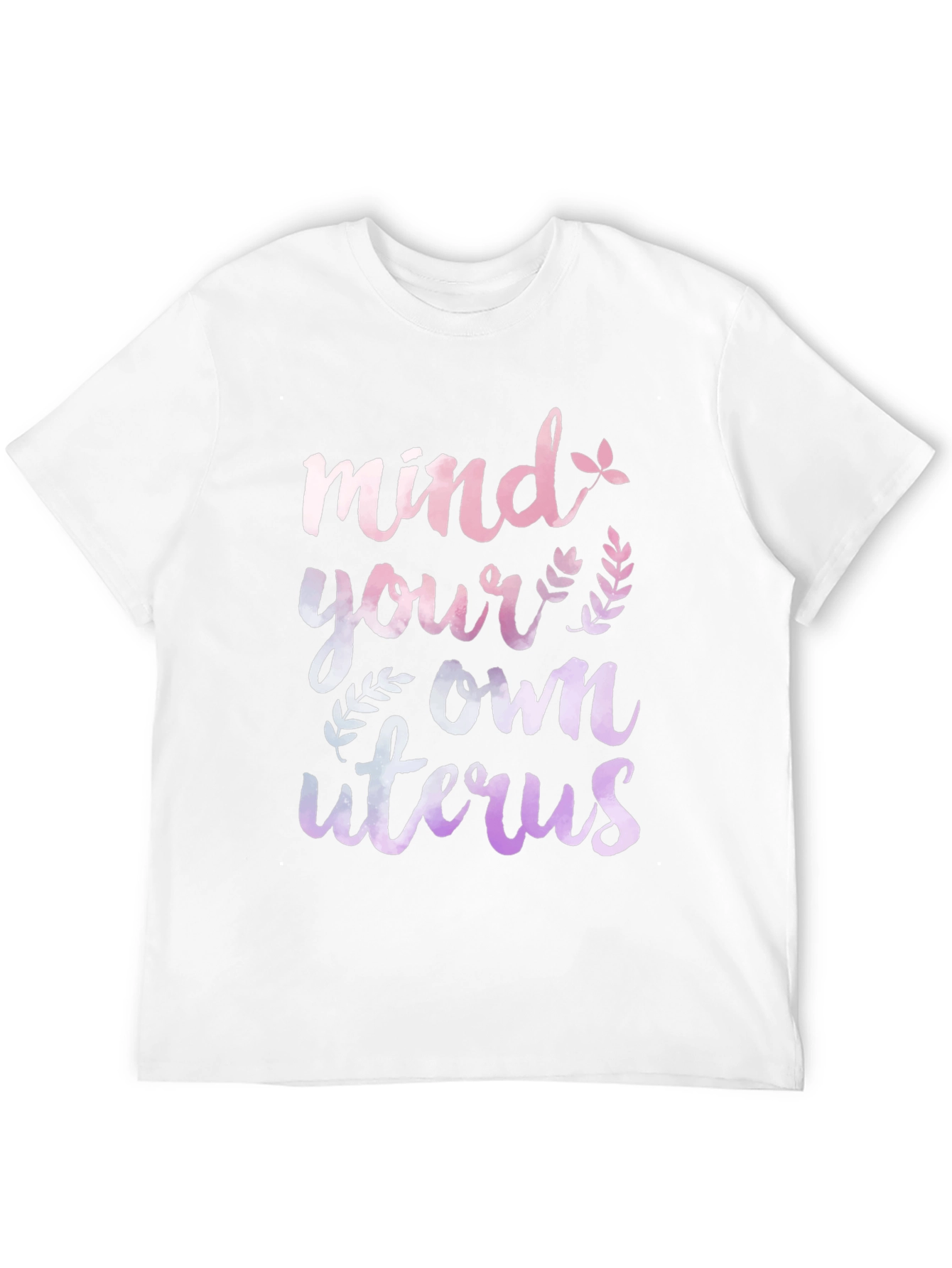 Black Mind Your Own Uterus Graphic Tee view 12