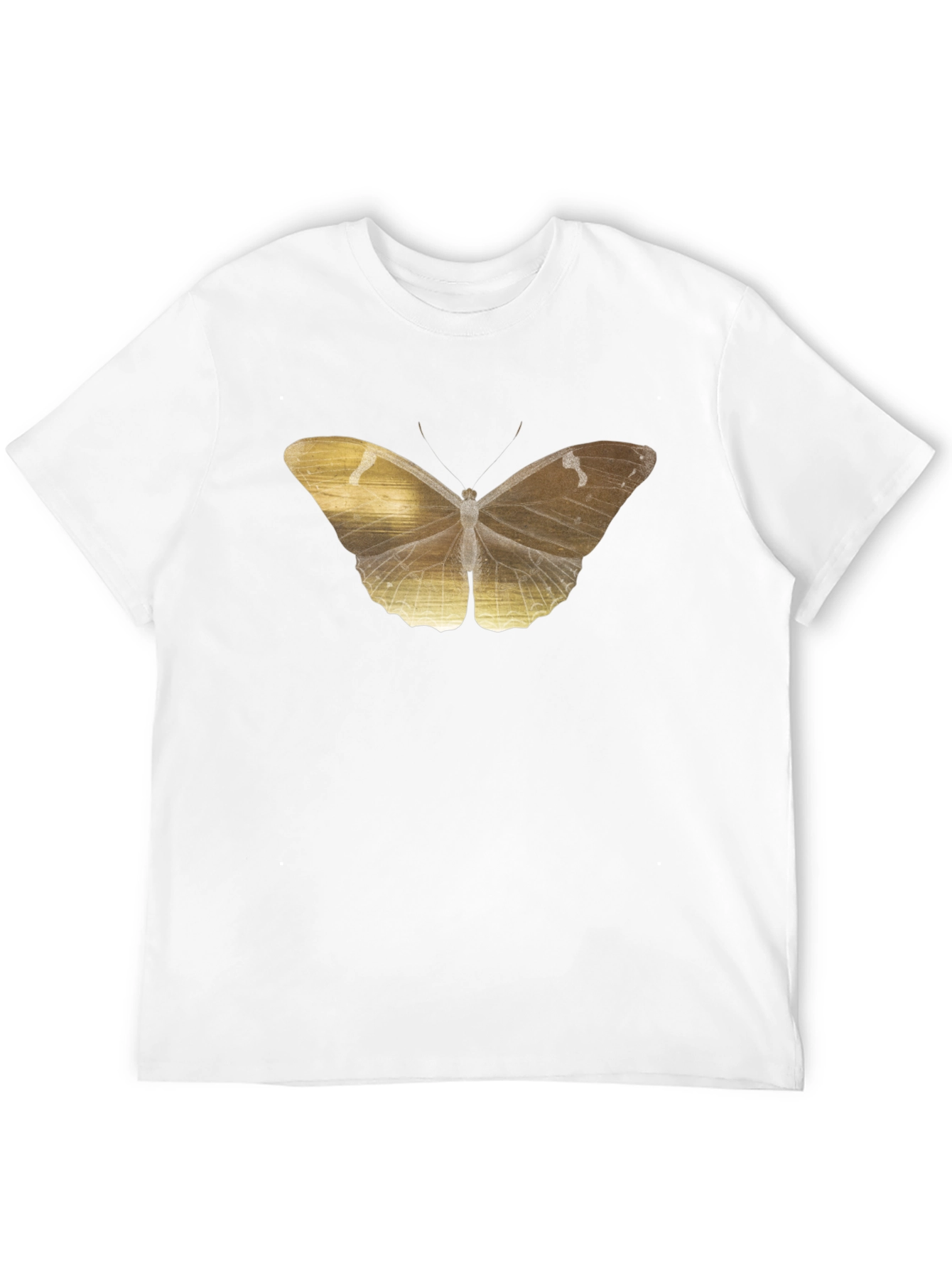 Black Butterfly Graphic Tee - Black Cotton Blend view 12