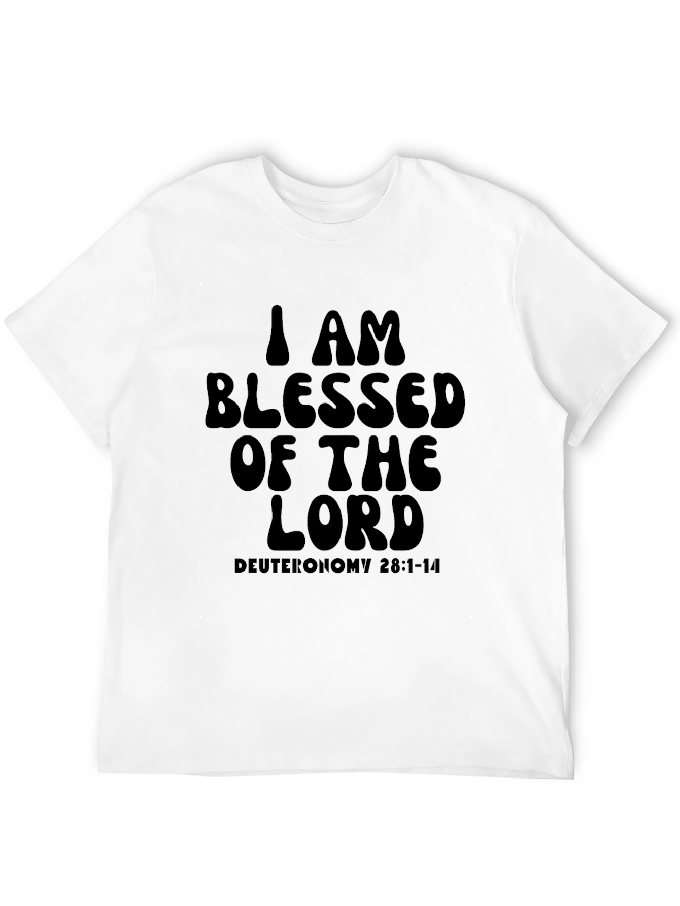 Black Blessed of The Lord Graphic Tee view 12