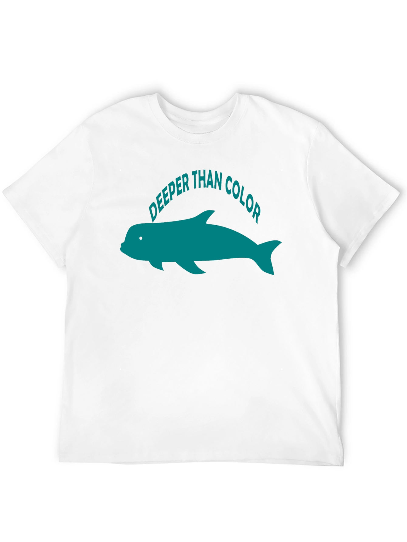 Black Deeper Than Color Dolphin Graphic T-Shirt view 12