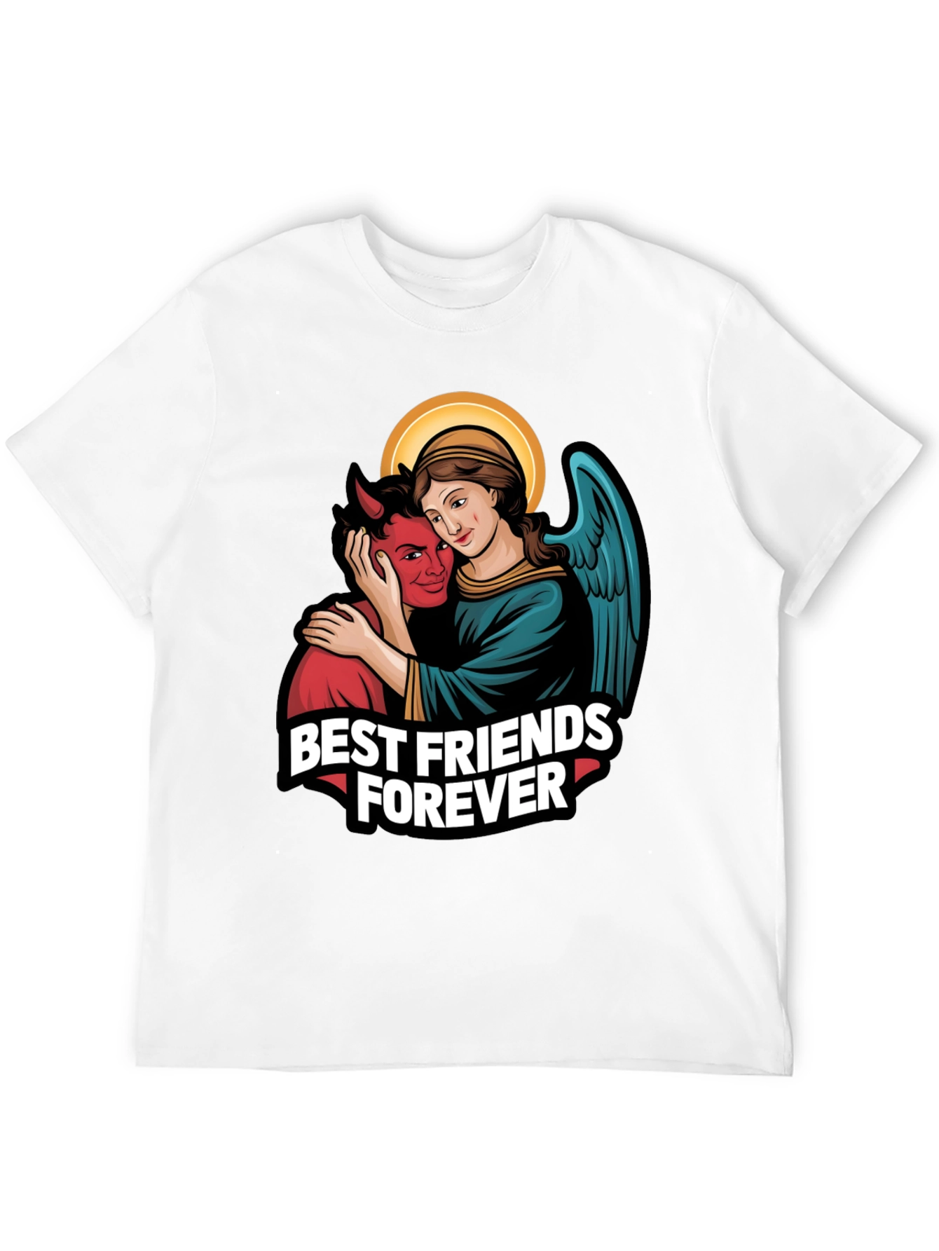 Black Best Friends Forever Graphic Tee view 12