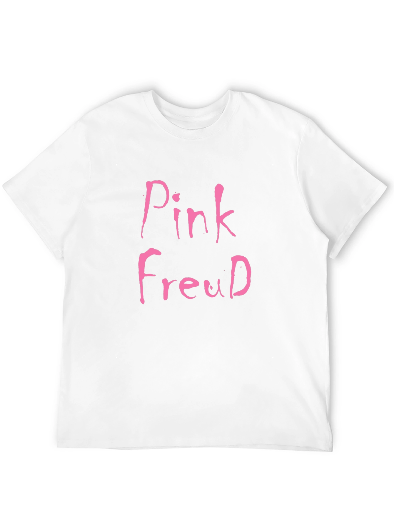 Black Pink Freud Graphic Tee - Quirky Unisex T-Shirt view 12